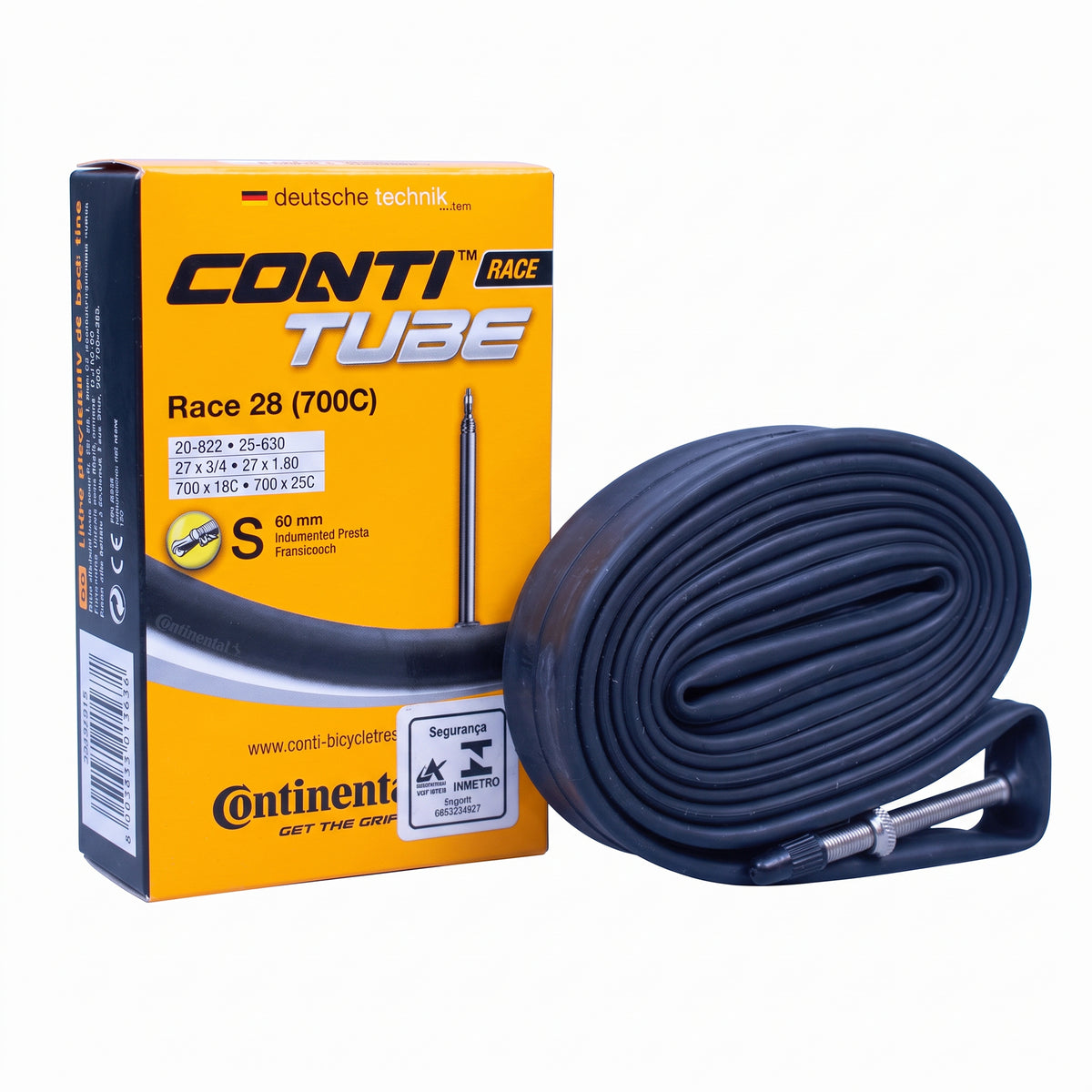 Câmara De Ar Continental Conti Tube Race 28 - Tamanho 700C