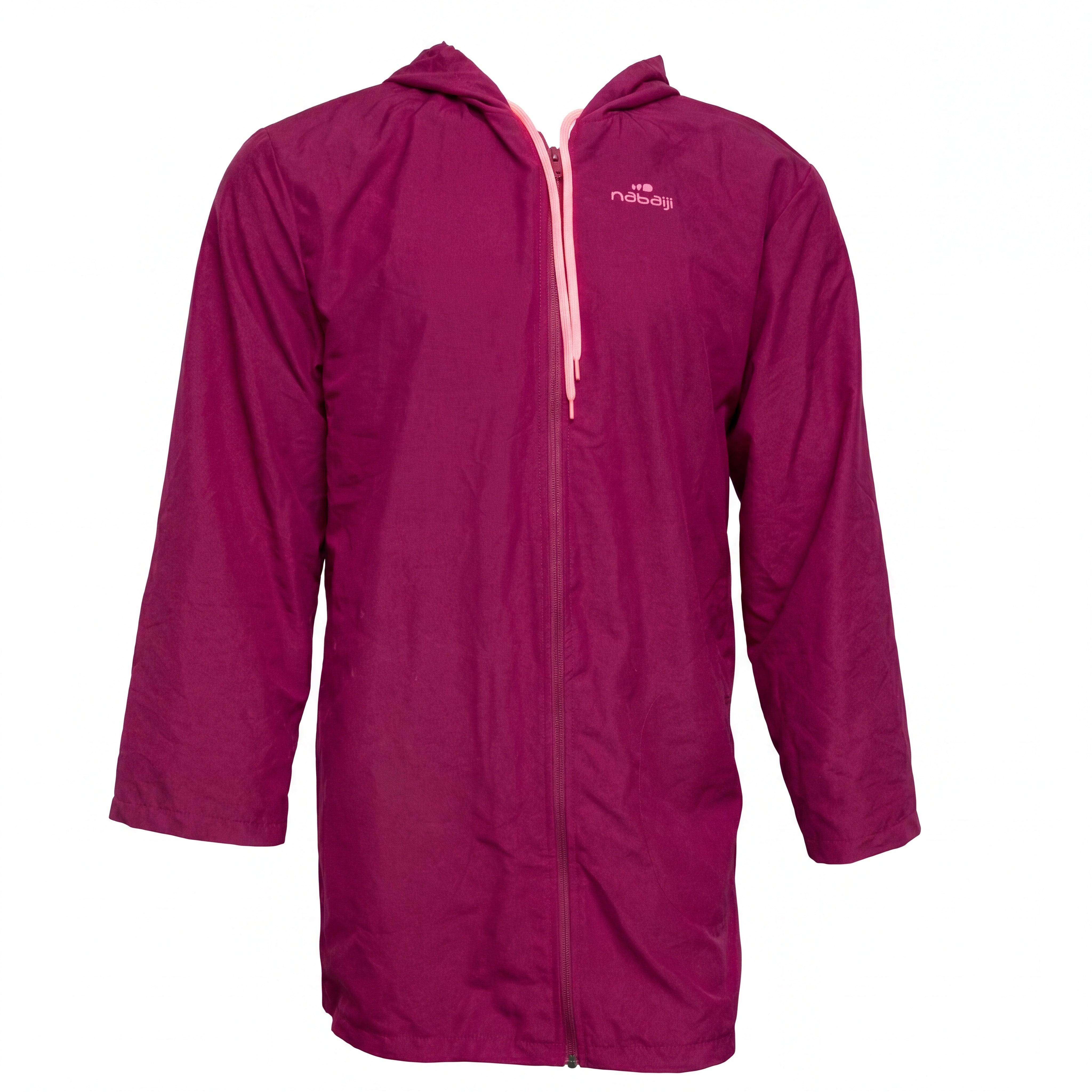 Roupão Feminino Natação Nabaiji Decathlon Parka Azul, Branco e Verde - Tamanho  P