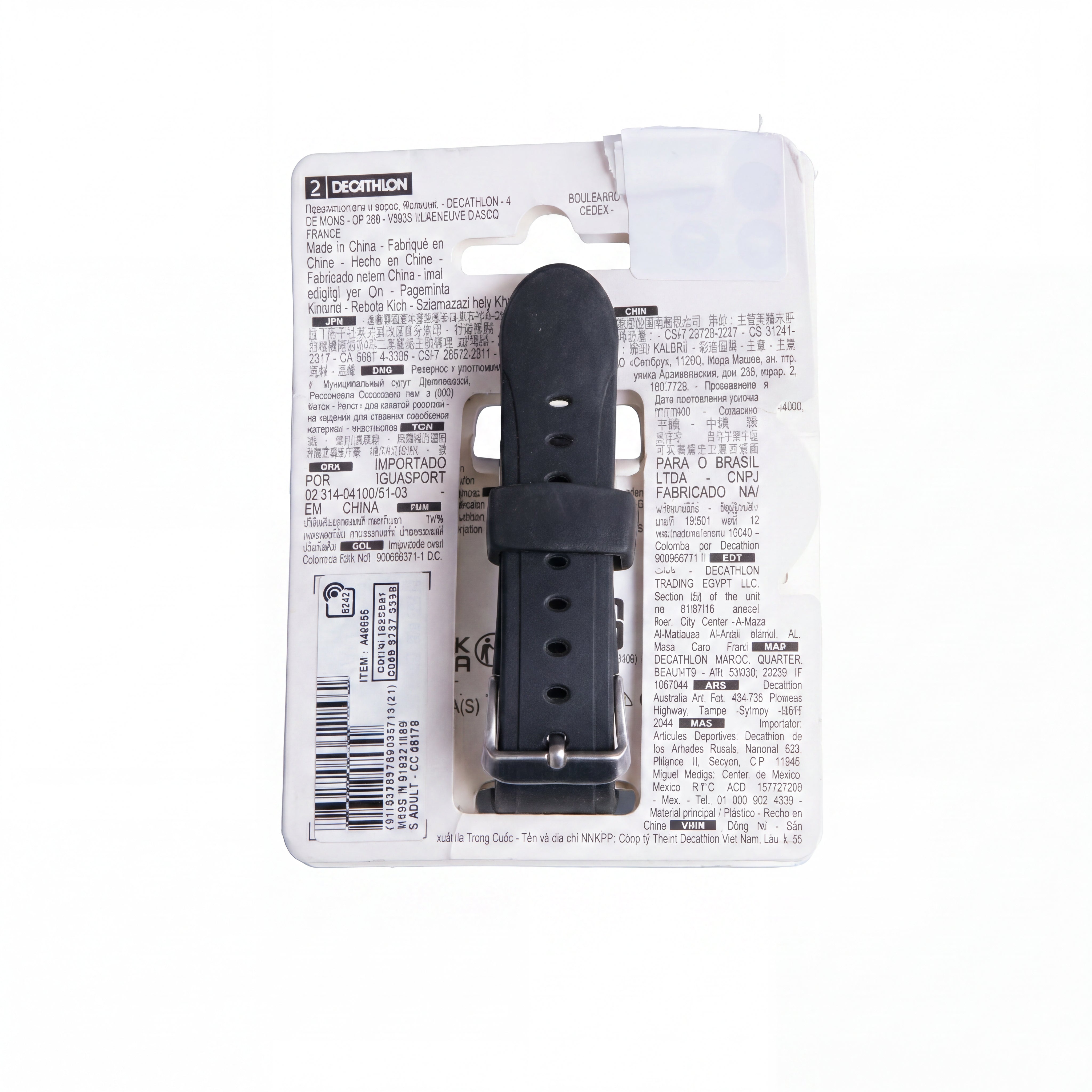 Relógio Decathlon Unissex Esporte em geral Decathlon W200 M Preto