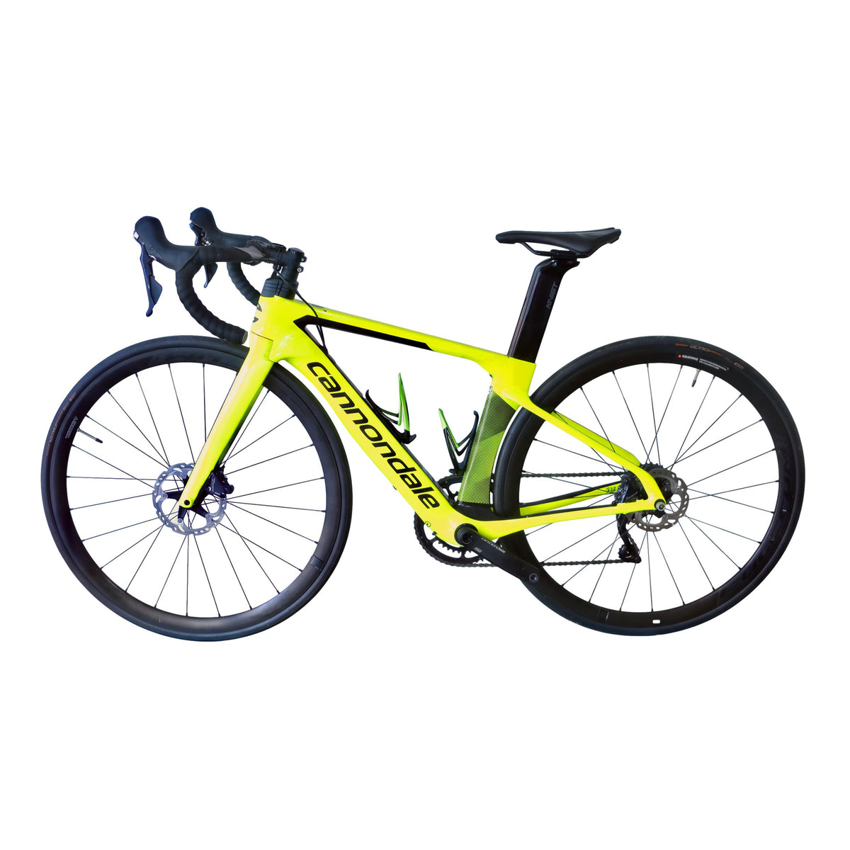 Bicicleta Cannondale Systemsix Amarelo Neon - Tamanho 47