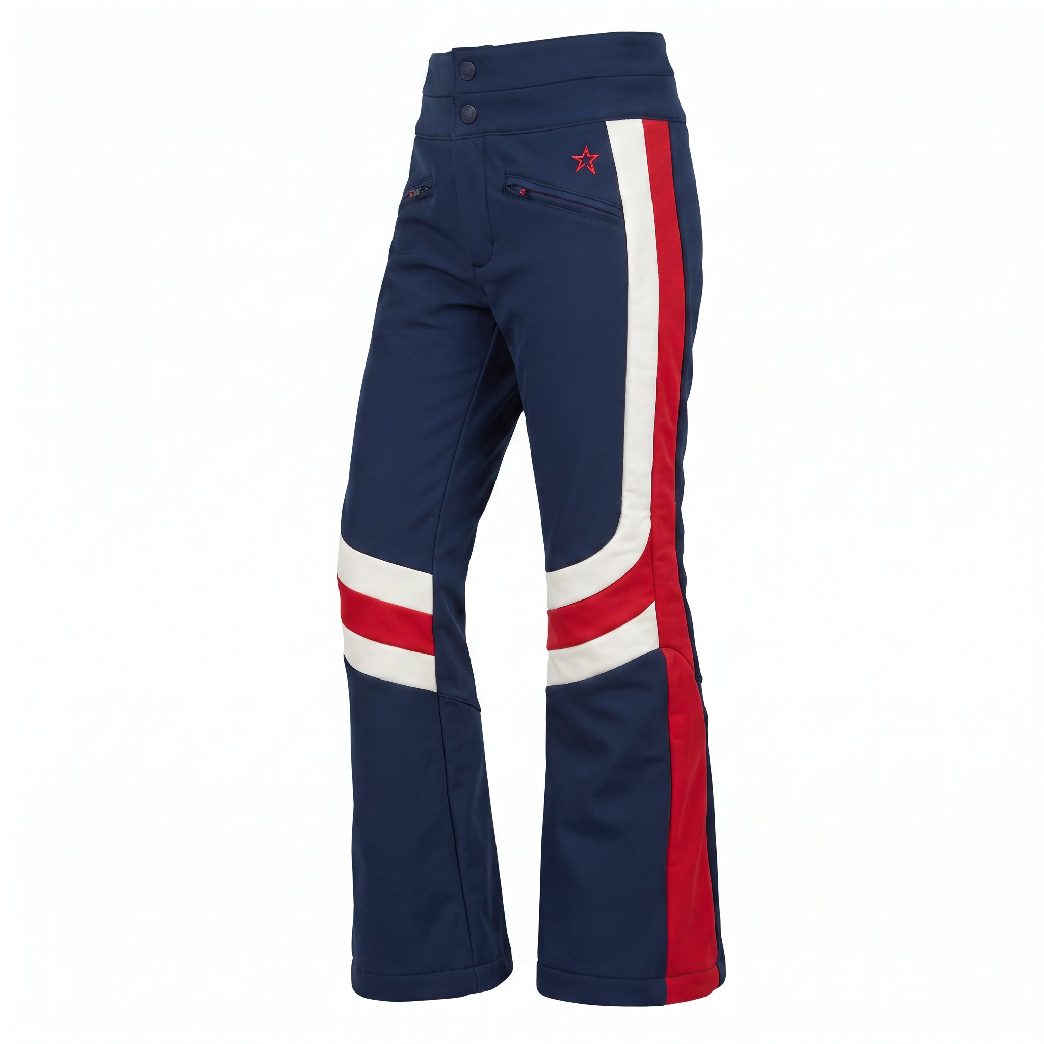 Calça Infantil Ski Perfect Moment Azul/Branca/Vermelha - Tamanho 6