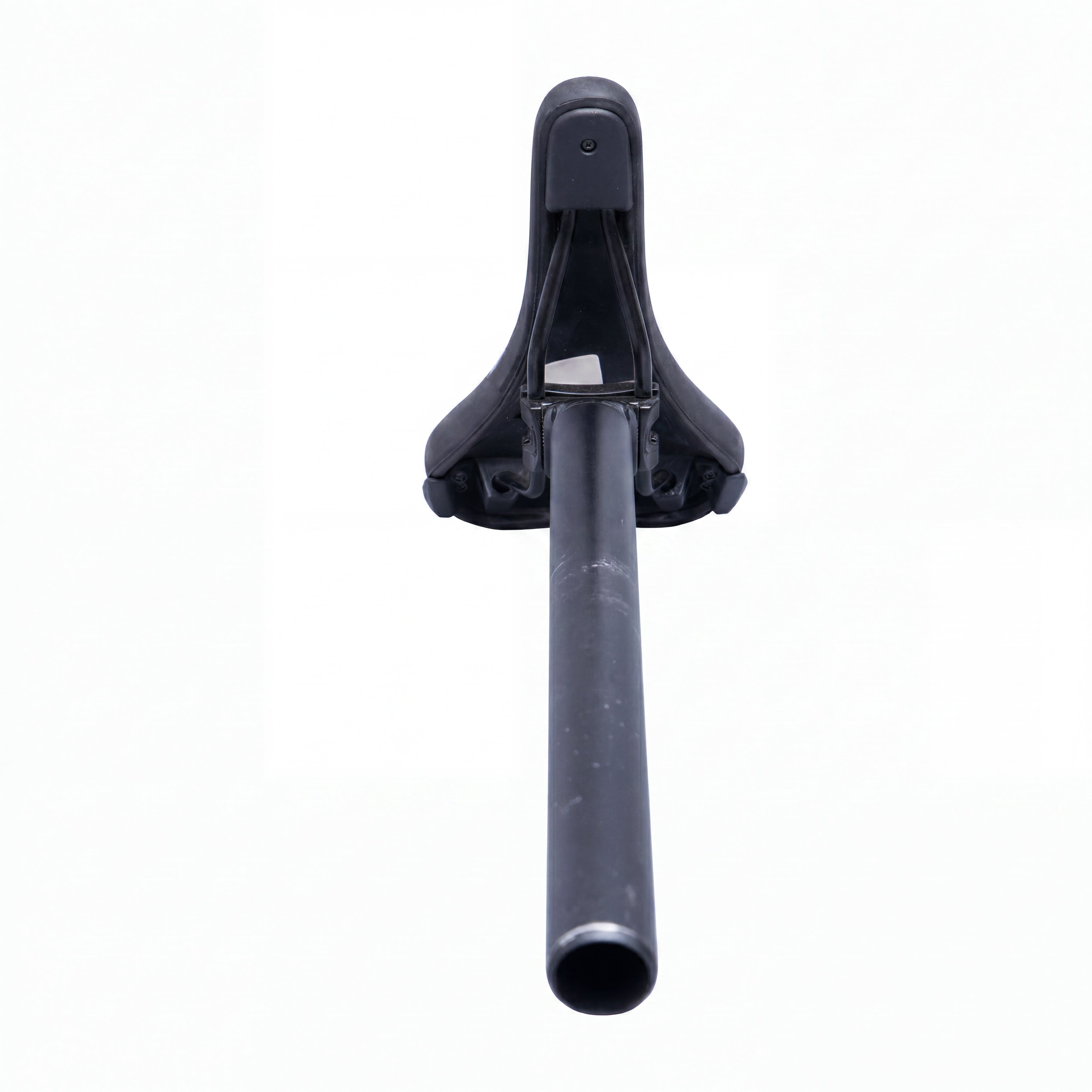 Selim de Bicicleta Com Cano Ciclismo B'TWIN Comfort / Trekking Preto - Canote 31,6mm