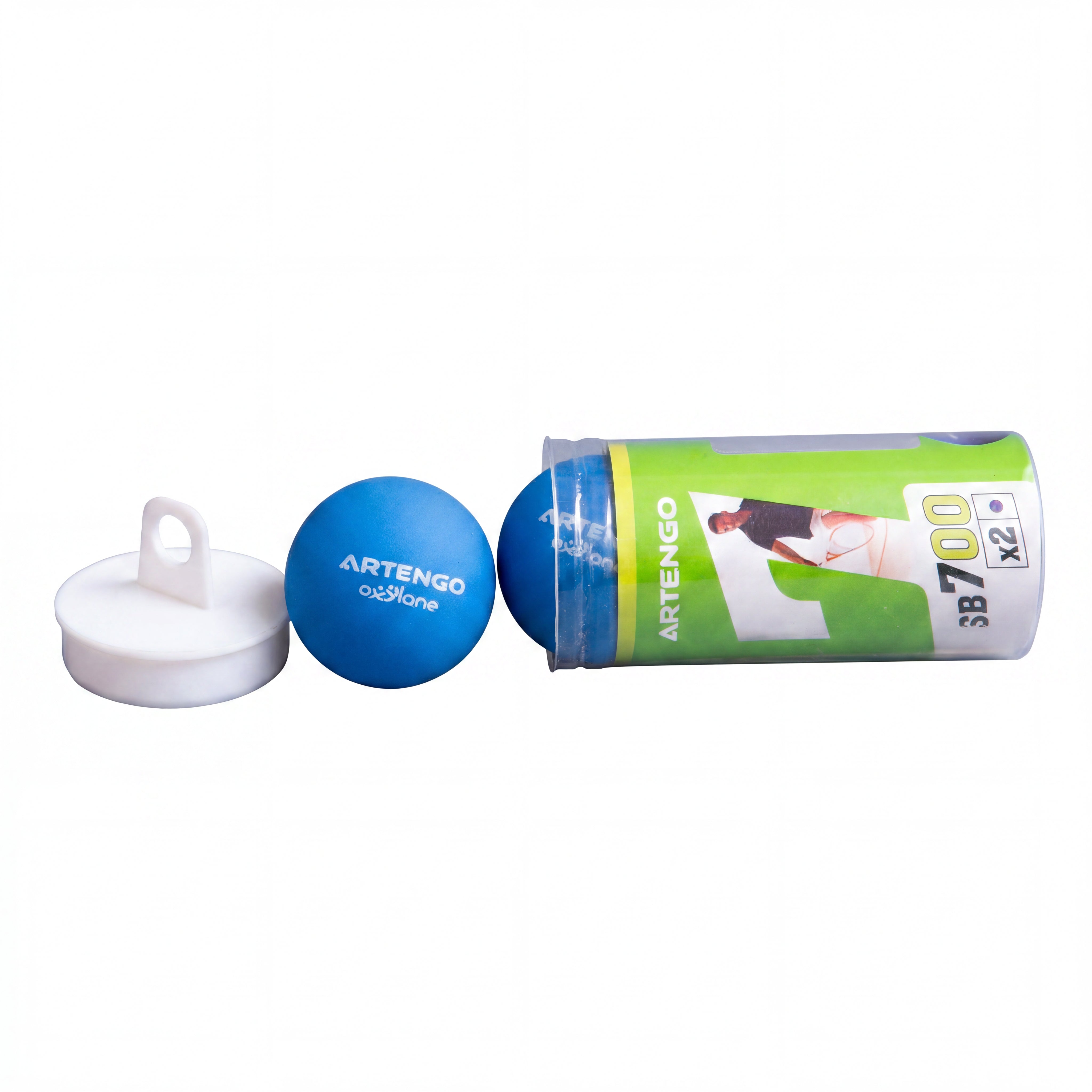 Bola squash Unissex Squash Artengo SB 700 Azul Caixa com 2 unidades