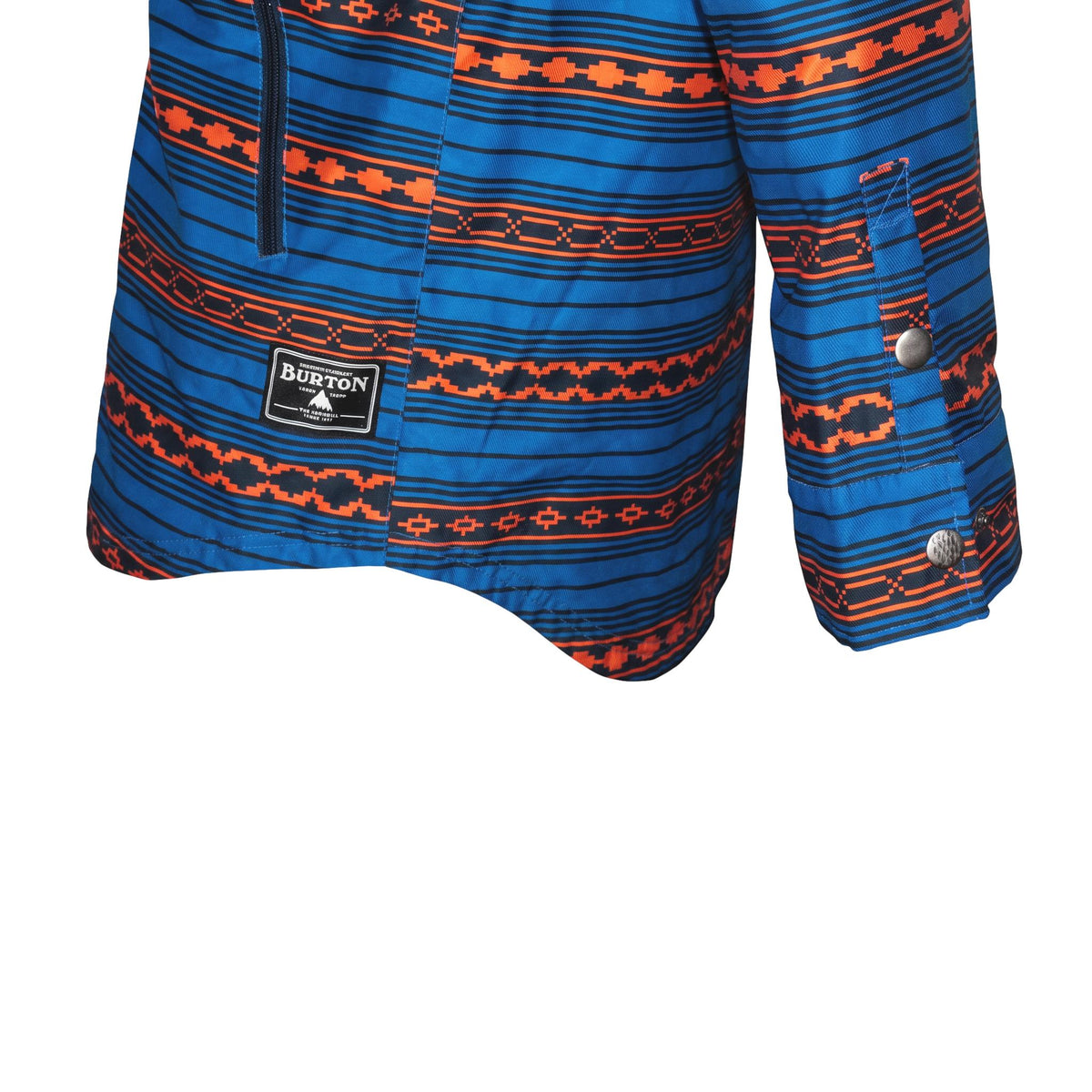 Casaco Burton Dryride Masculino Ski/Snowboard Azul e Laranja - Tamanho L