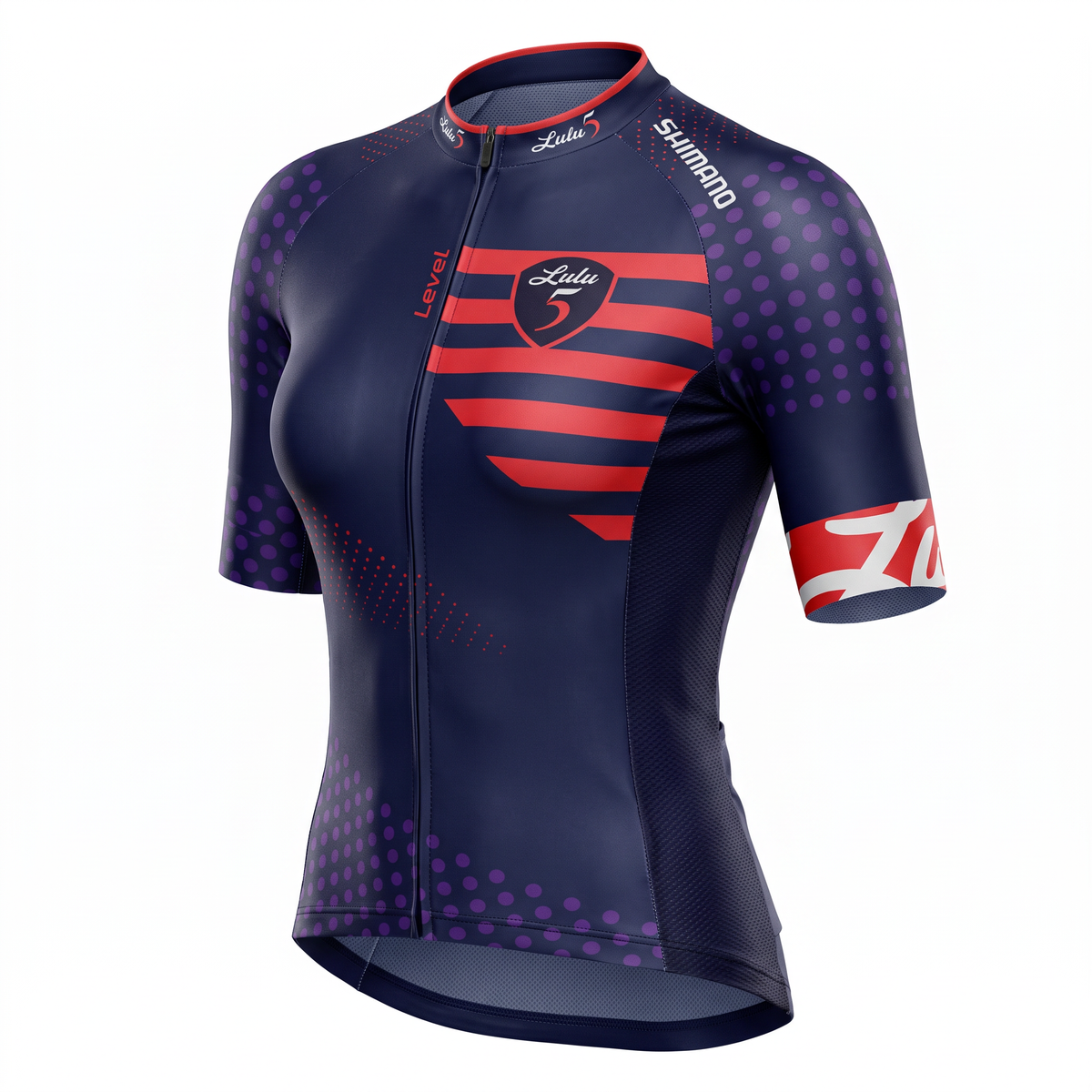 Jersey Feminina Specialized Riding To Empower Azul / Vermelho / Roxo - Tamanho M