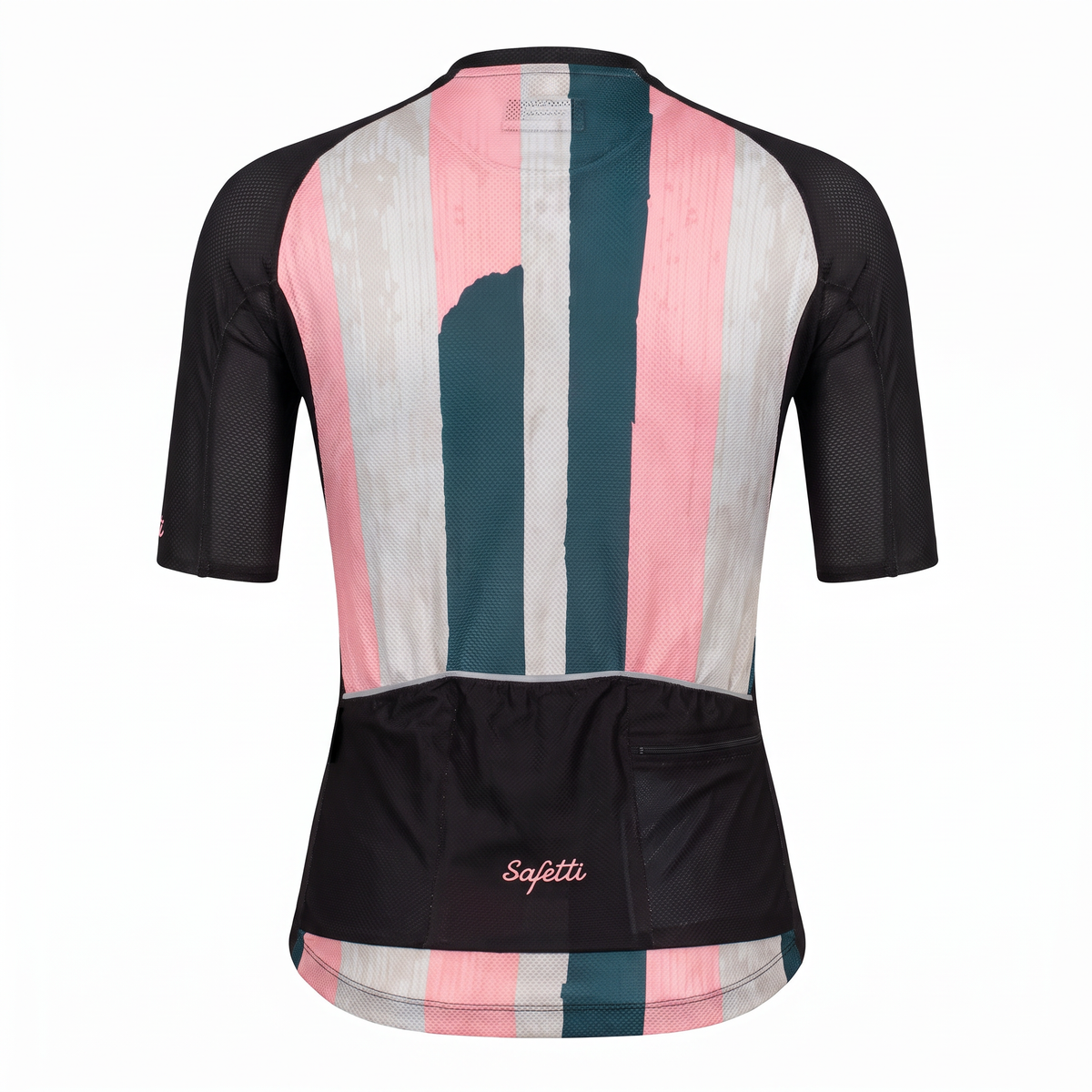 Jersey Feminina Safetti Transcendenza Preto e Cores - Tamanho S
