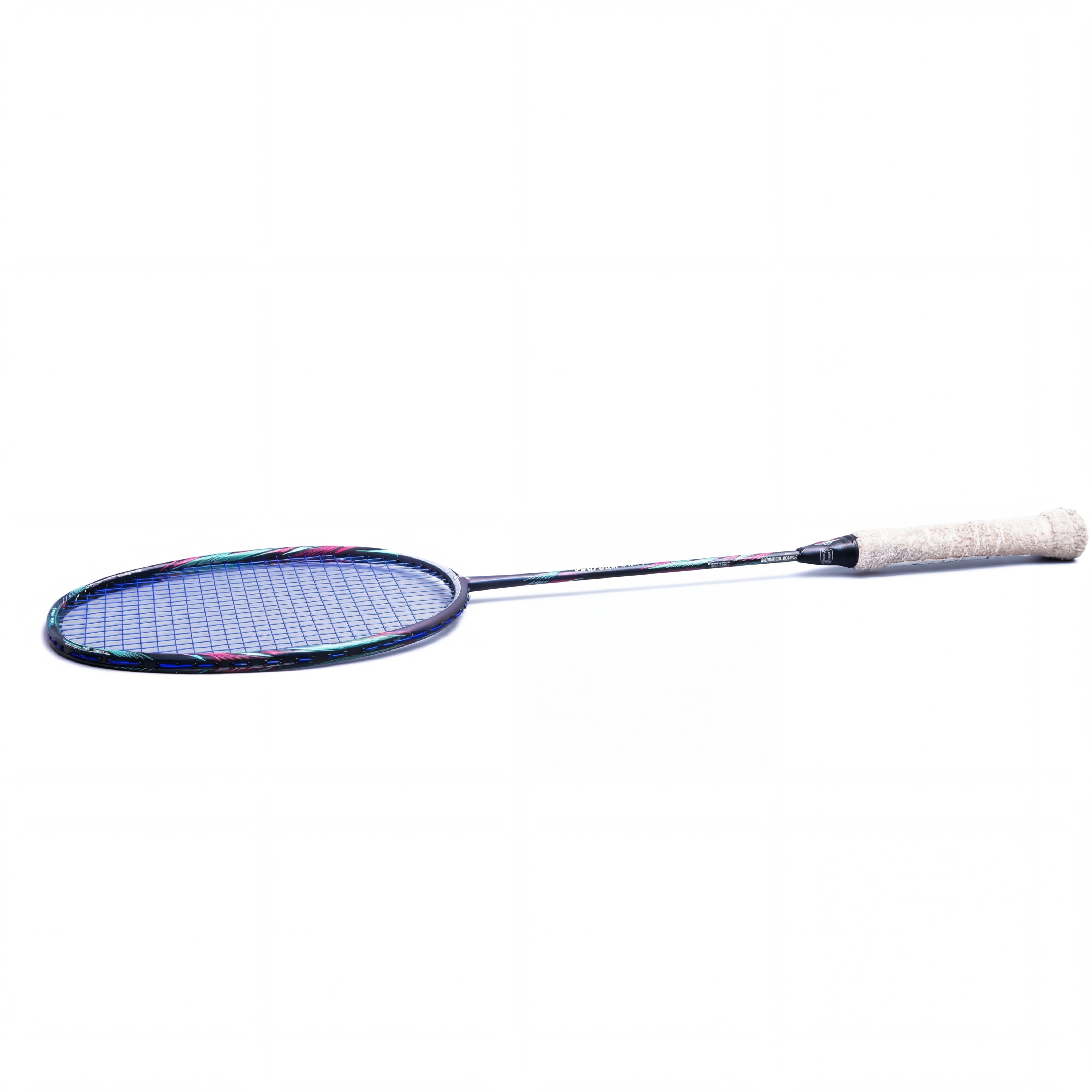 Raquete Unissex Badminton Perfly (Decathlon) Perform BR990 Pro Preto / Azul / Rosa