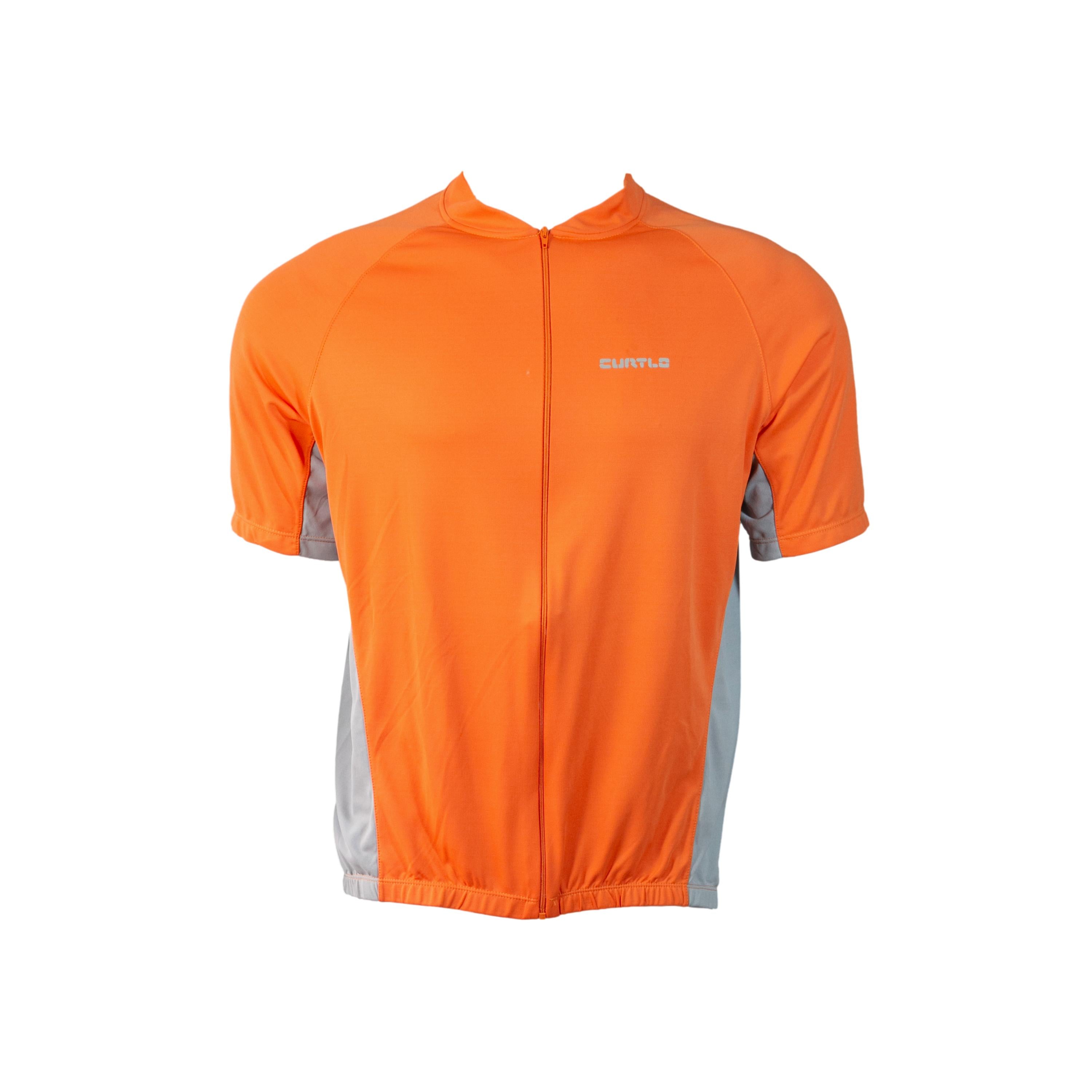 Camiseta Jersey Masculina Ciclismo Curtlo Laranja - Tamanho GG