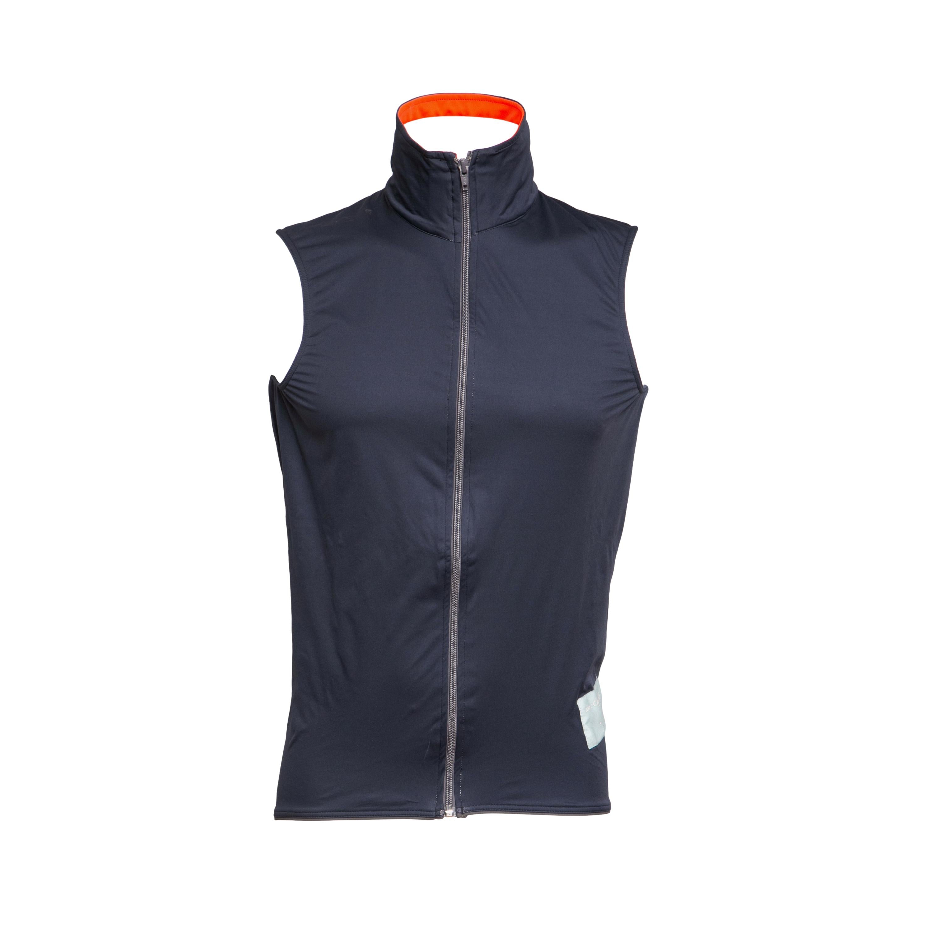 Colete Masculino Ciclismo Castelli Event Waterproof Azul Escuro - Tamanho 41