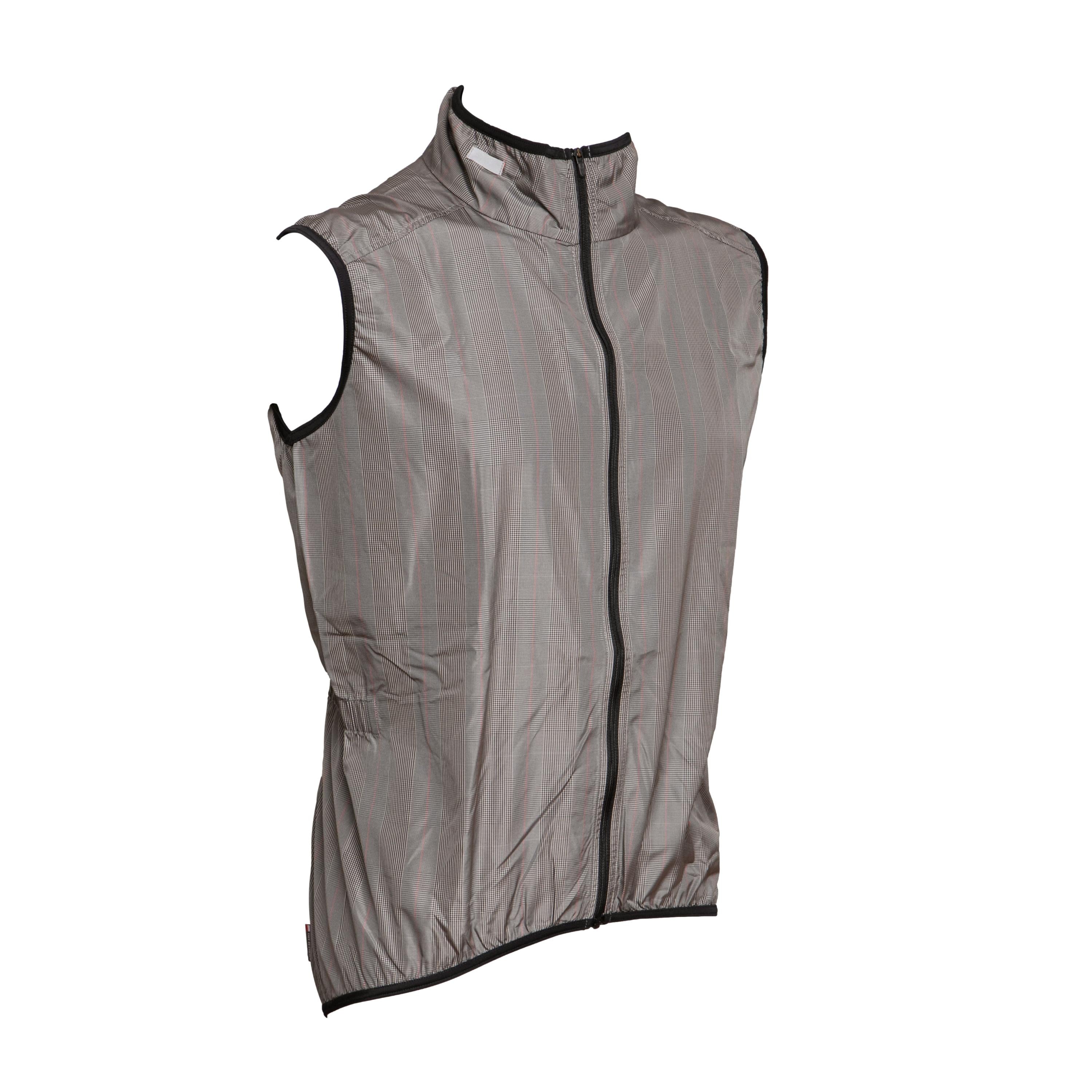 Colete Masculino Ciclismo Cafe Du Cycliste Cinza Xadrez - Tamanho M
