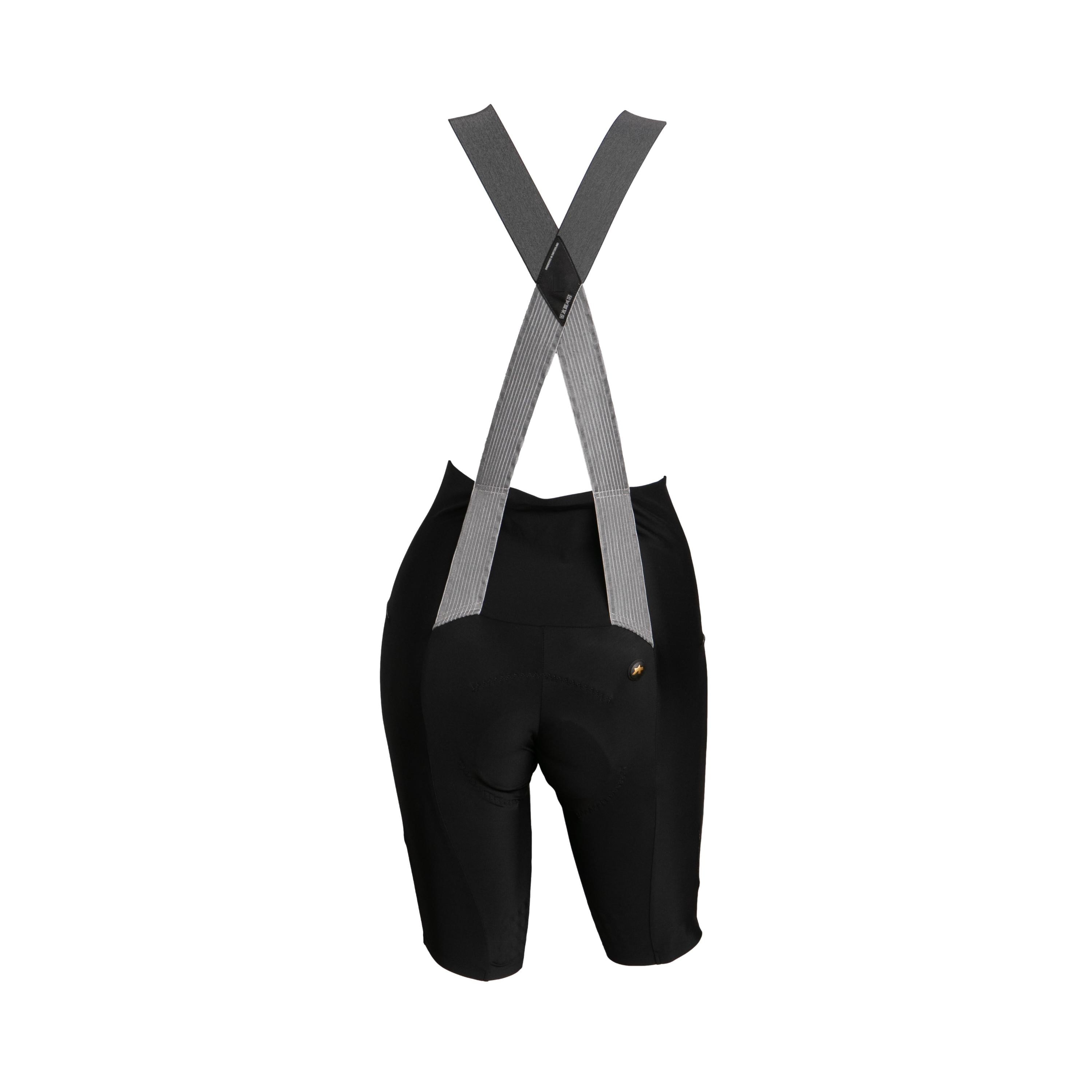 Macacão Bretelle Masculino Ciclismo Assos GTO C2 Preto/Cinza - Tamanho L