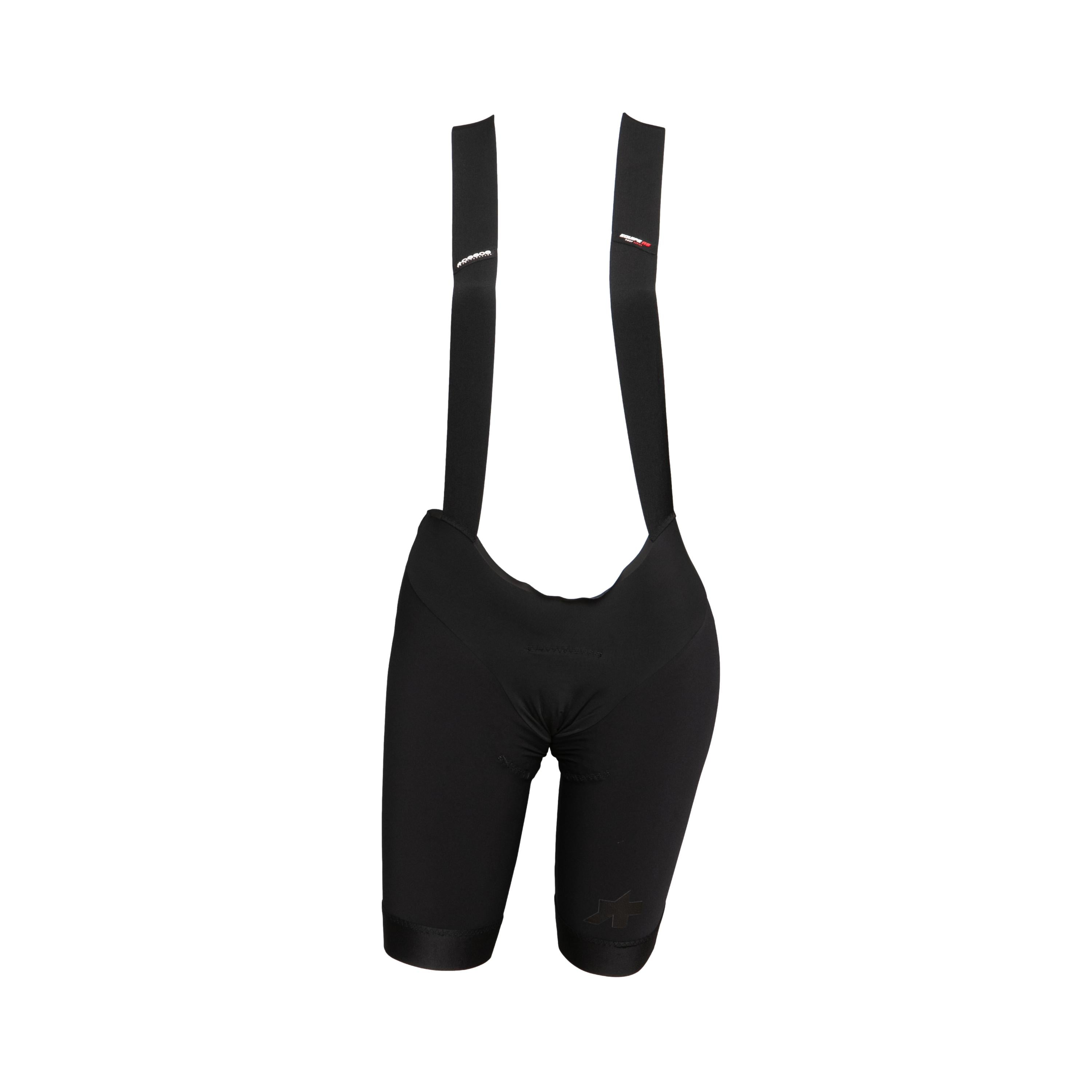 Macacão Bretelle Masculino Ciclismo Assos Equipe RS Prof Series Preto - Tamanho L