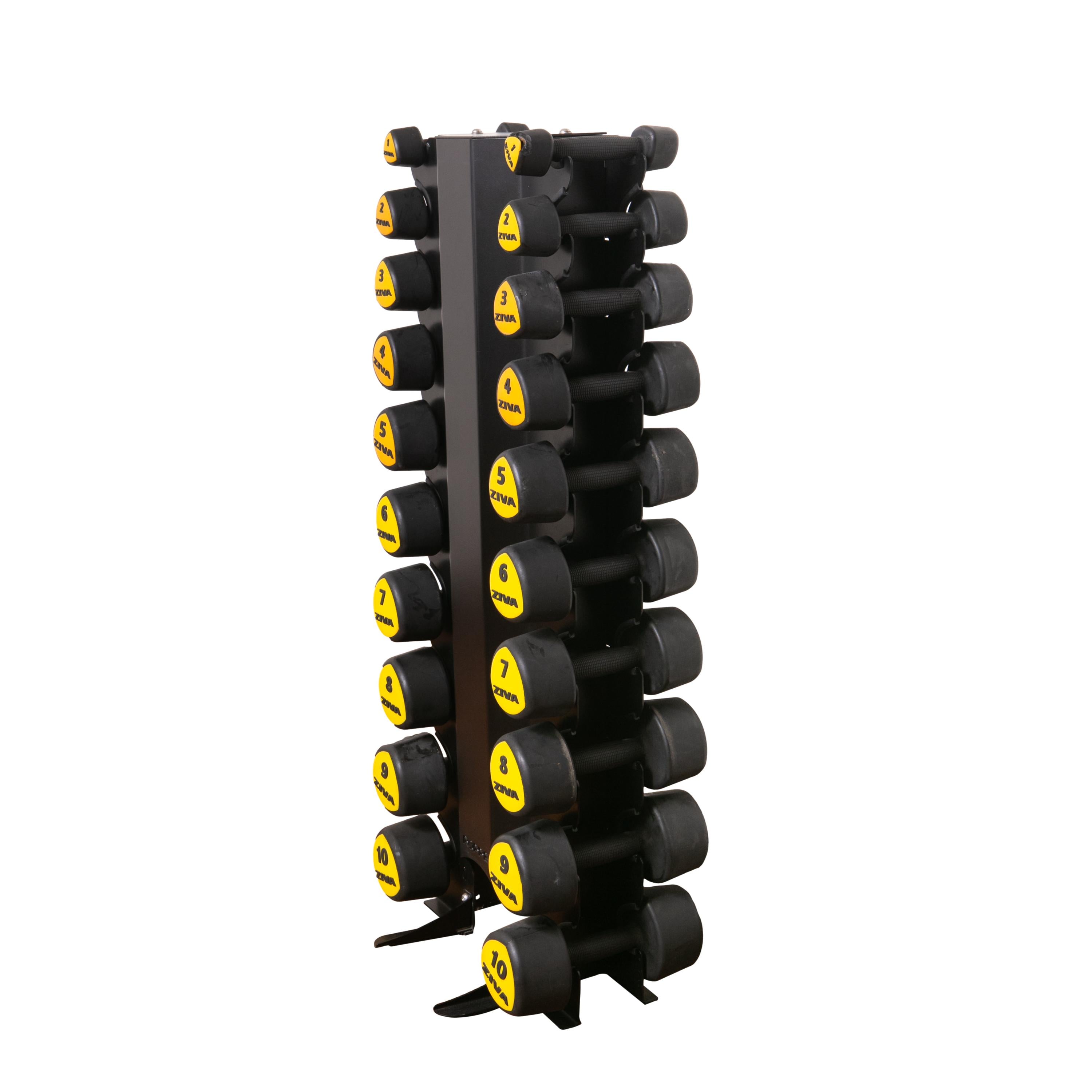 Rack Roppe Com Halteres Tribell PU ZVO 3.1 Amarelos Ziva