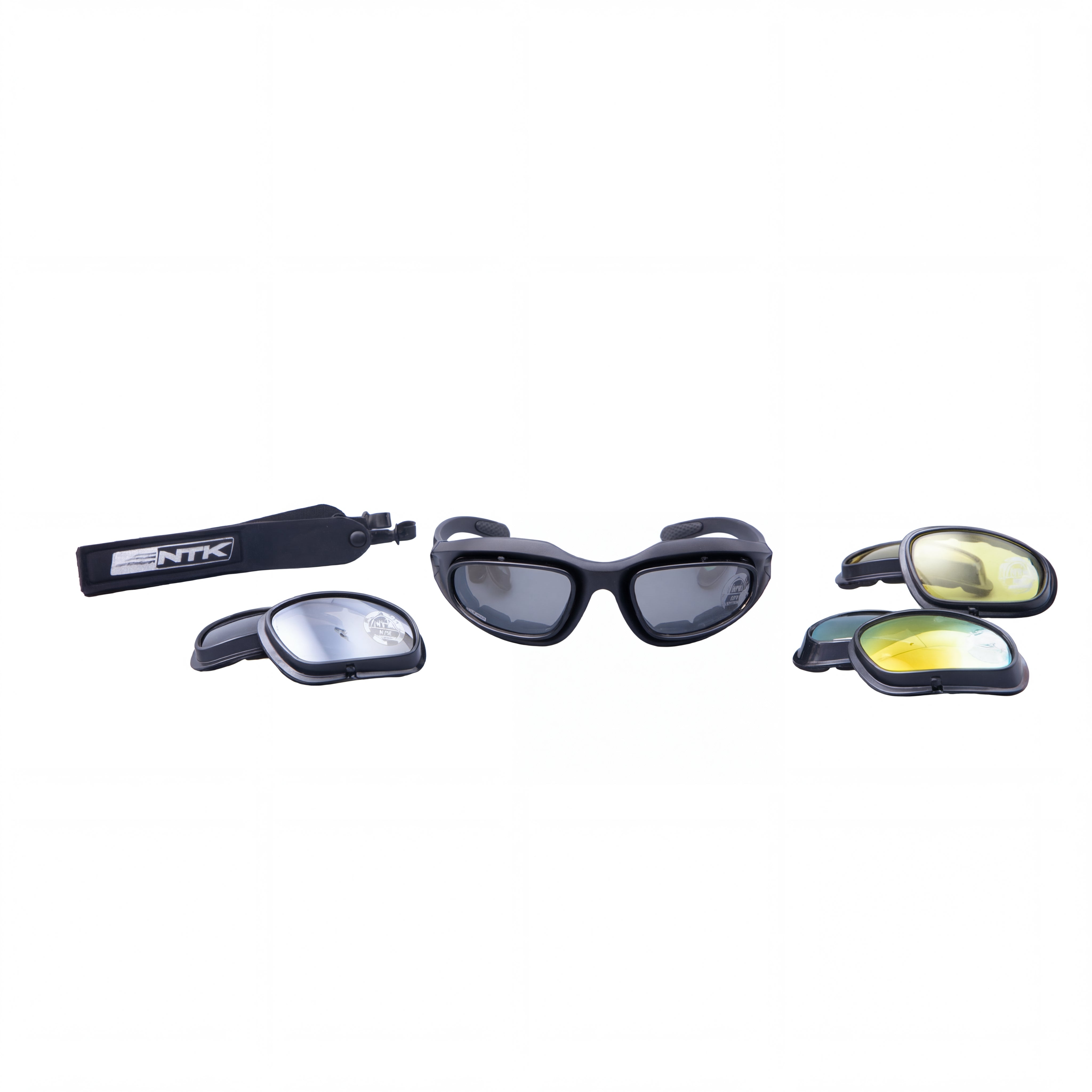 Óculos Tático Airsoft NTK Tarek Lentes e Estojo Completo - Tamanho Único