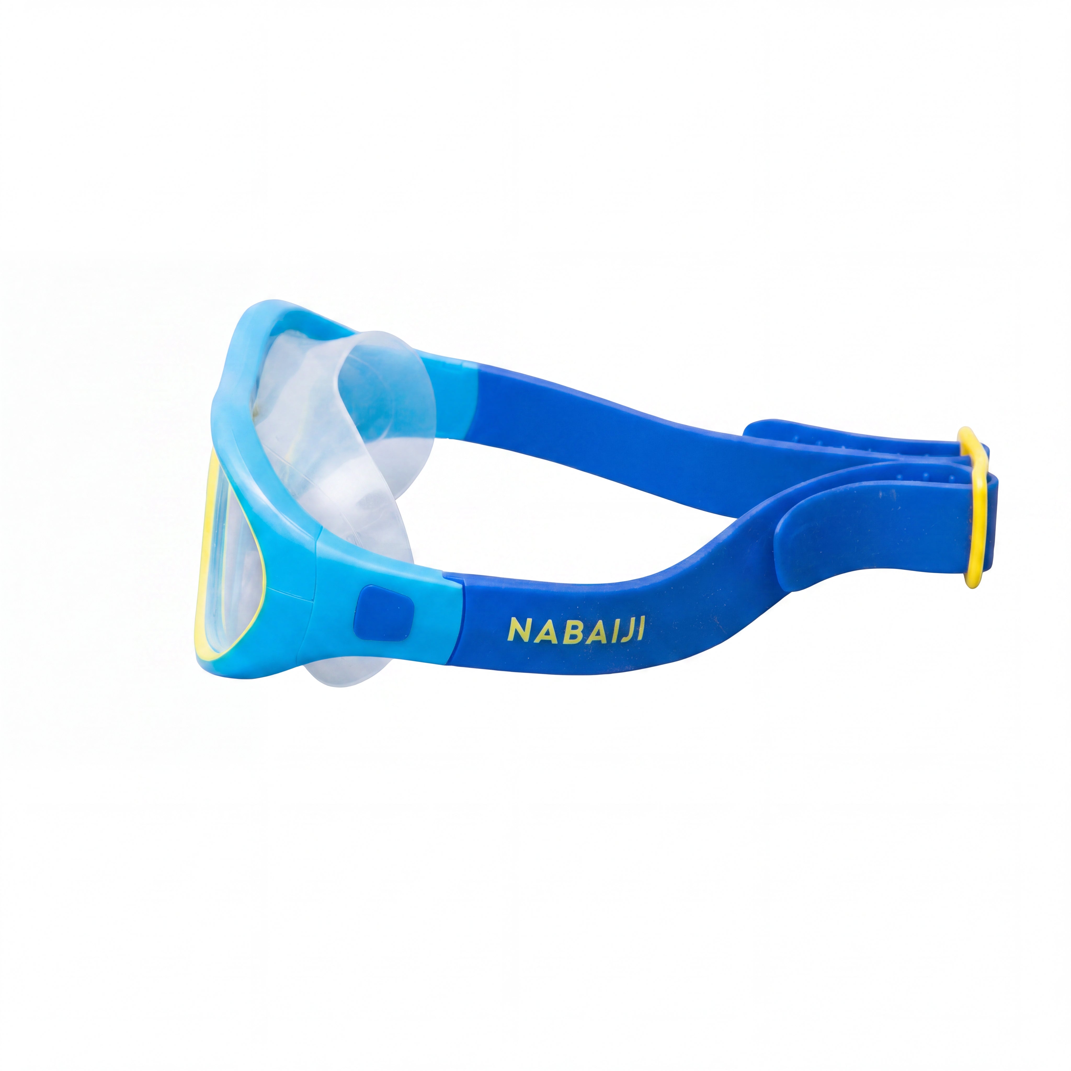 Máscara de Mergulho Infantil Mergulho Nabaiji (Decathlon) 2023 Azul, Azul-claro e Amarelo