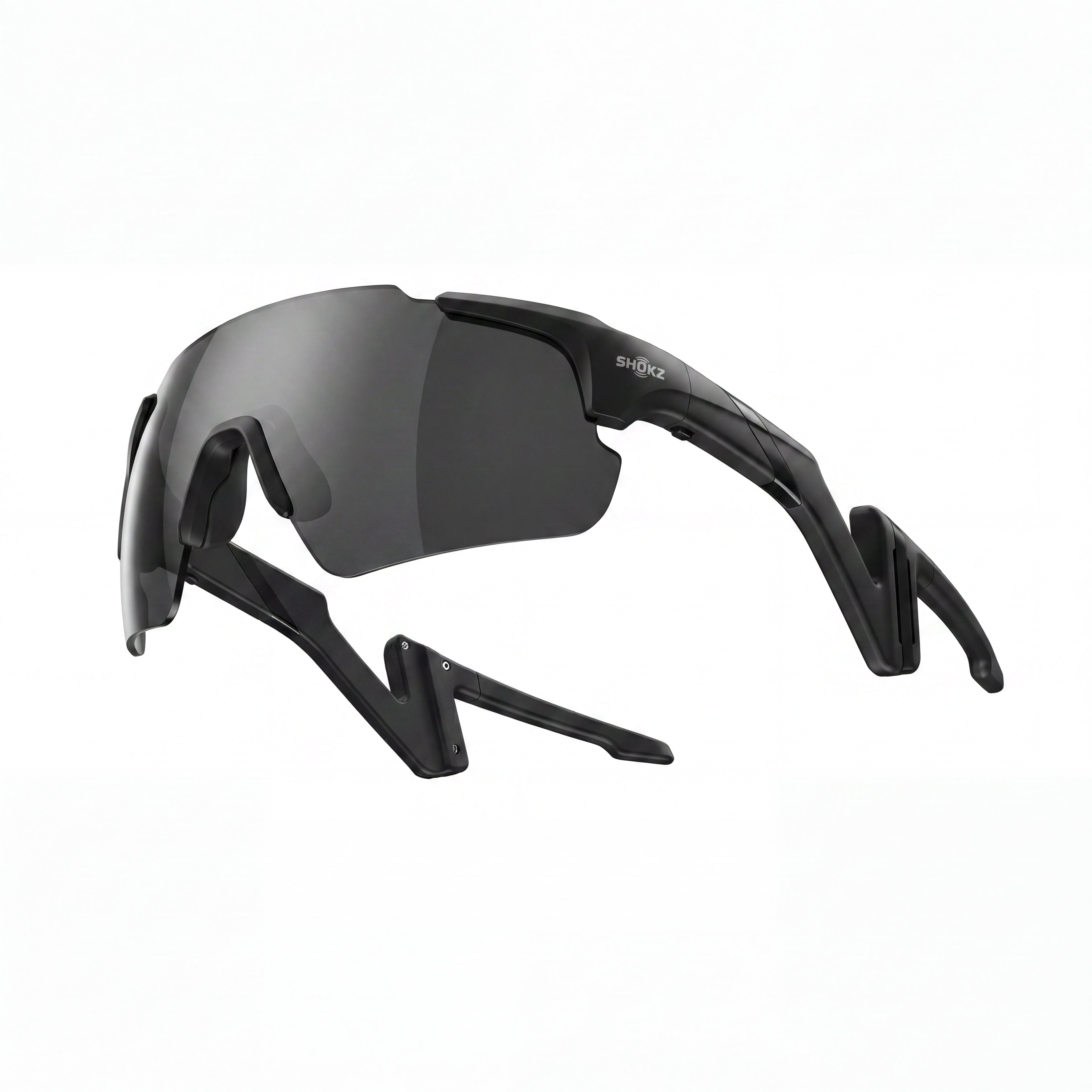 Óculos Unissex Ciclismo Shokz RoadWave Preto Caixa - Tamanho Único