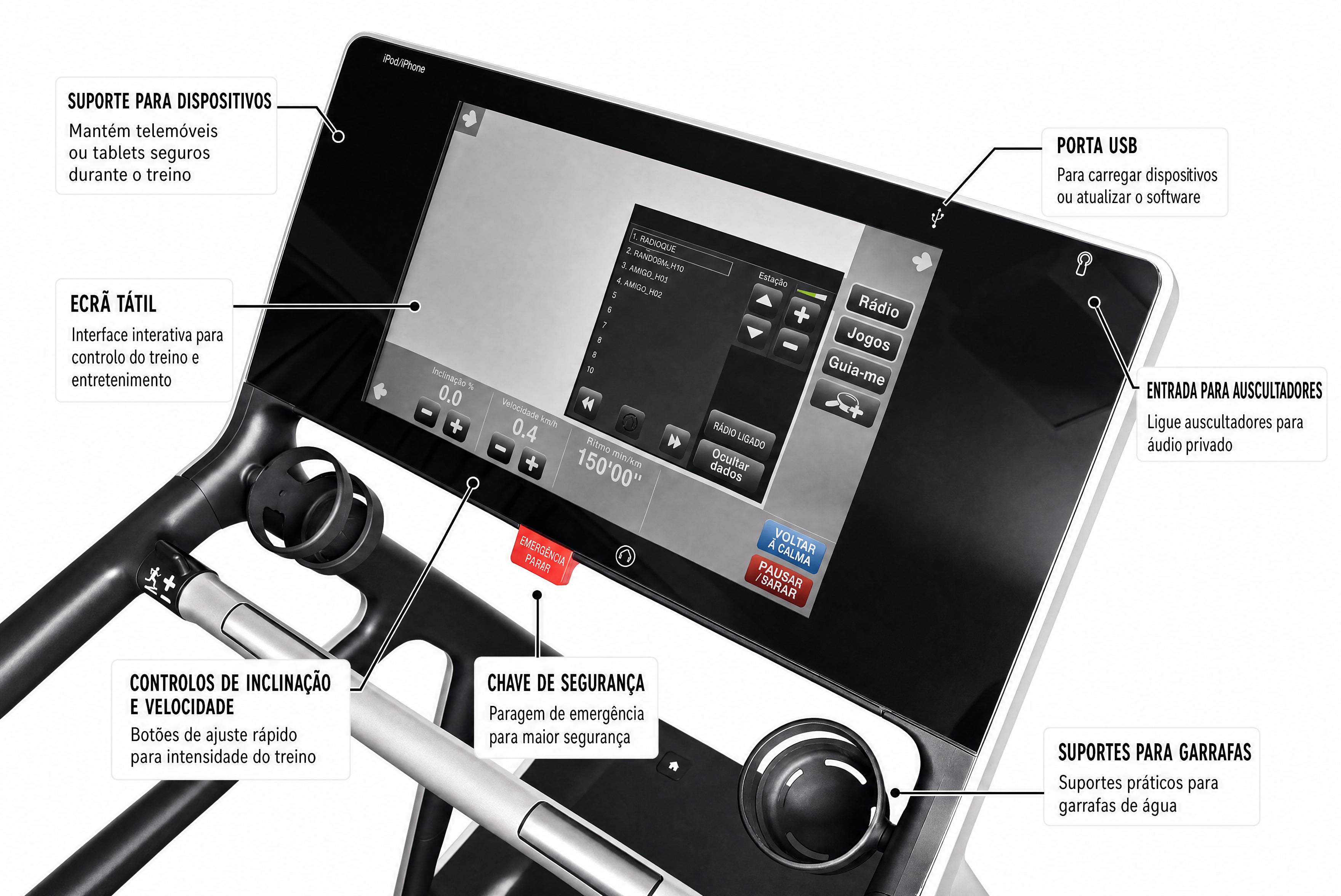 Esteira Technogym Run Personal Big Screen