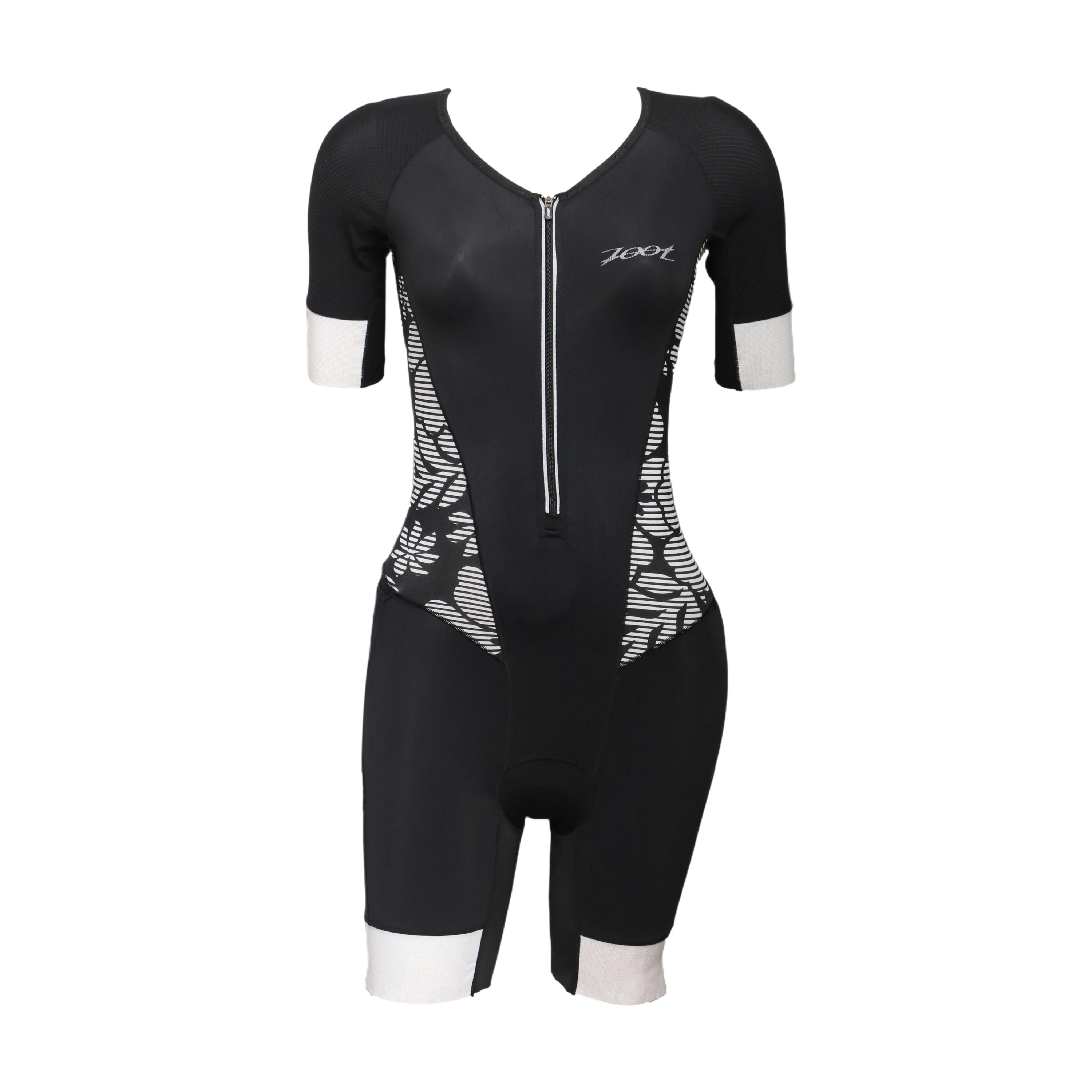 Macaquinho De Triathlon Feminino Ciclismo/Corrida Zoot Ultra Tri Aero Skinsuit Preto - Tamanho M