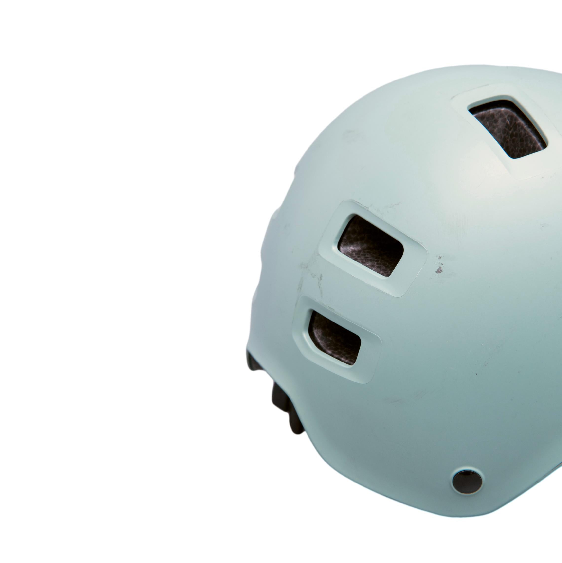 Capacete Unissex Diversos Oxelo (Decathlon) MF 500 (DH 010) Verde Claro - 52-54 cm