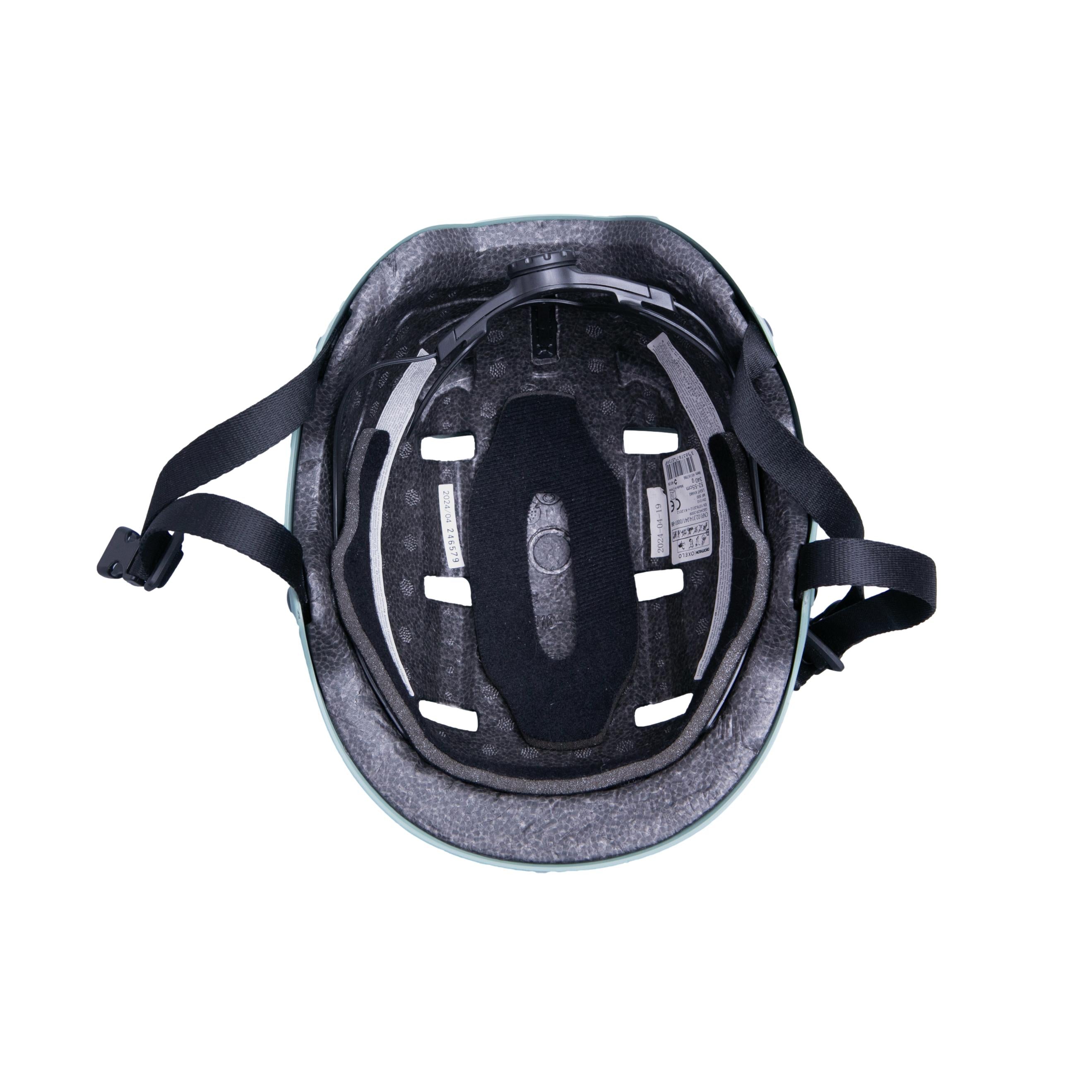 Capacete Unissex Diversos Oxelo (Decathlon) MF 500 (DH 010) Verde Claro - 52-54 cm
