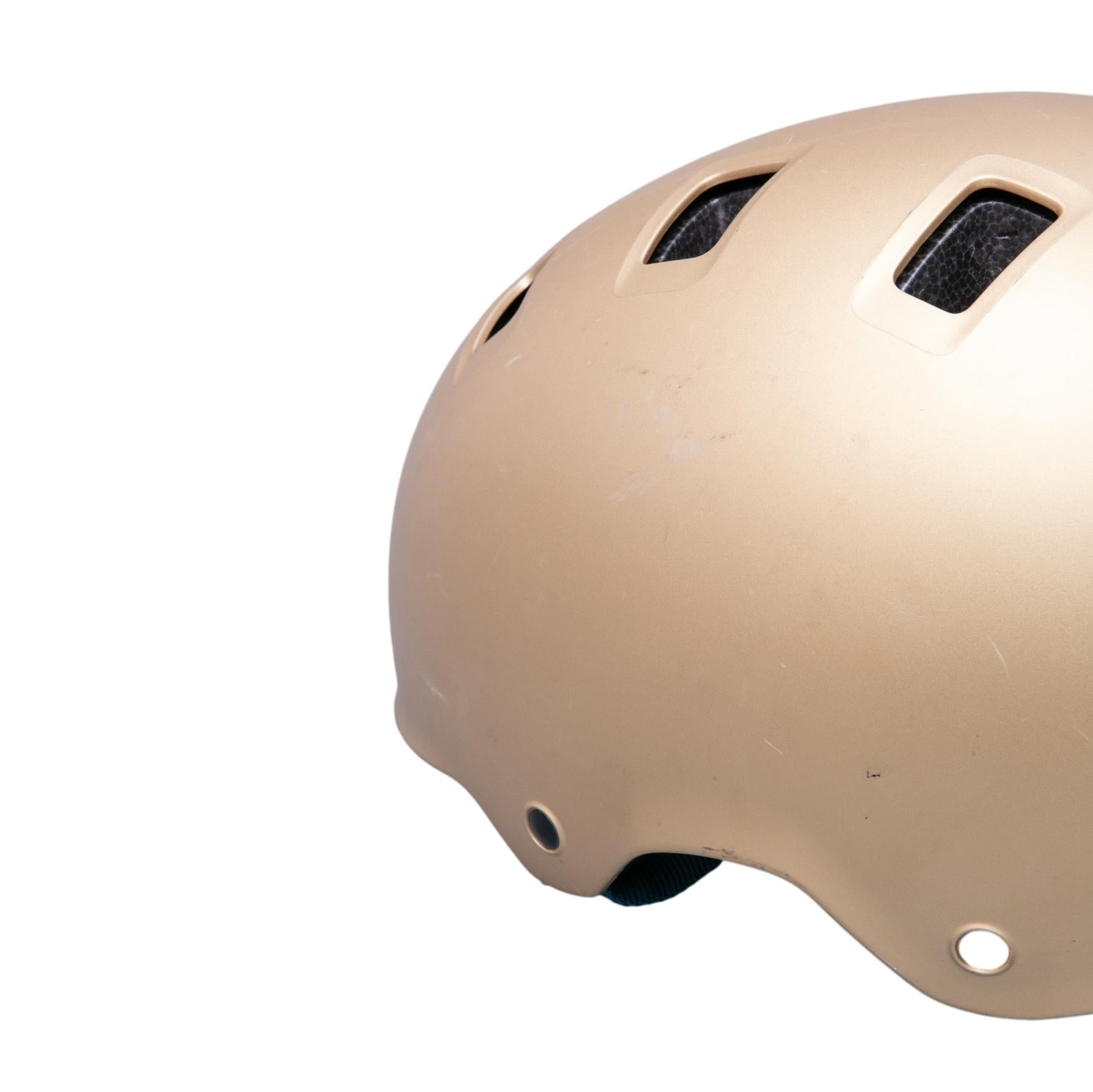 Capacete Unissex Diversos Oxelo (Decathlon) MF 540 (DH 010) - Dourado 59-62 cm