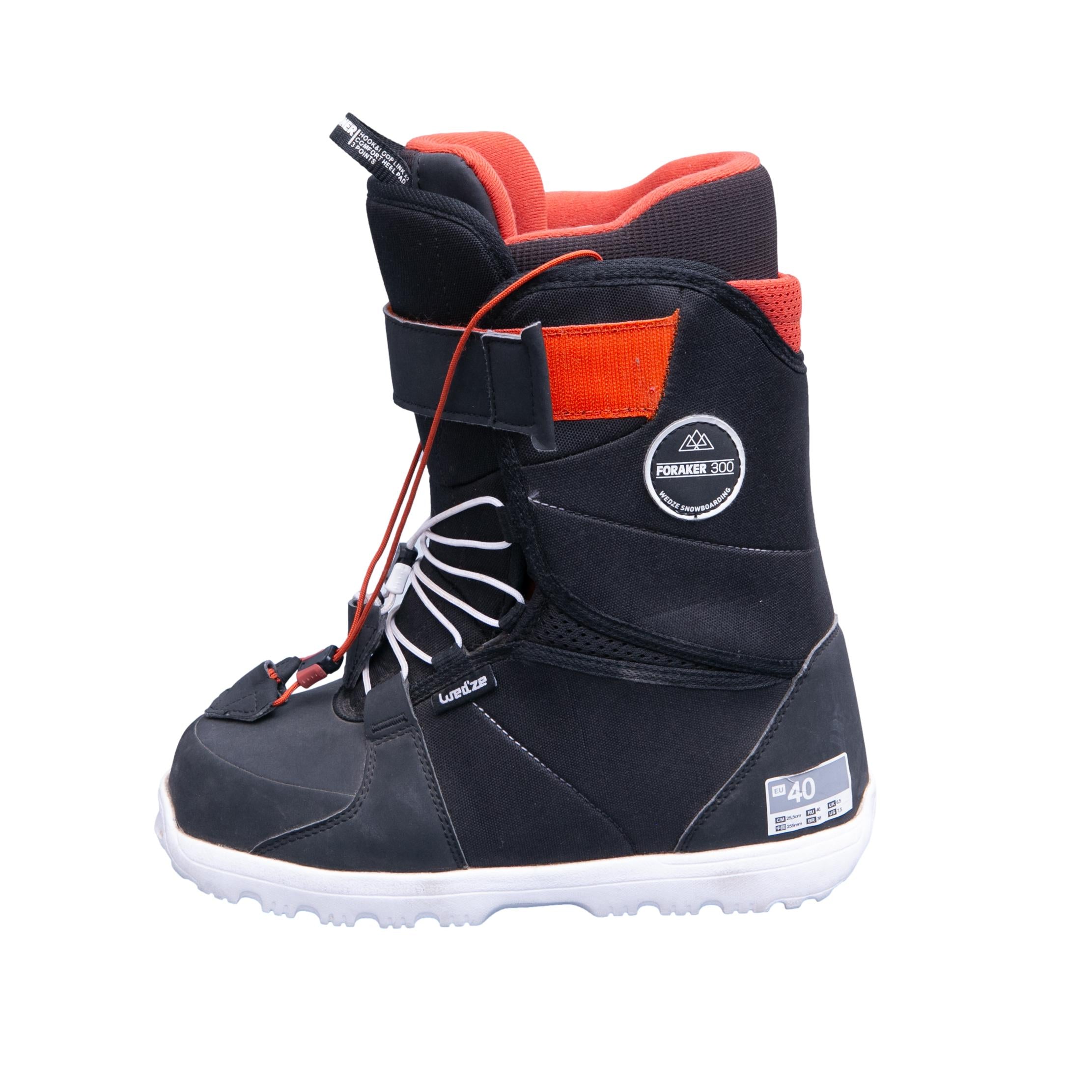 Bota Snowboard UnIssex Decathlon Wedze Foraker 301 Preta - Tamanho 37 BR