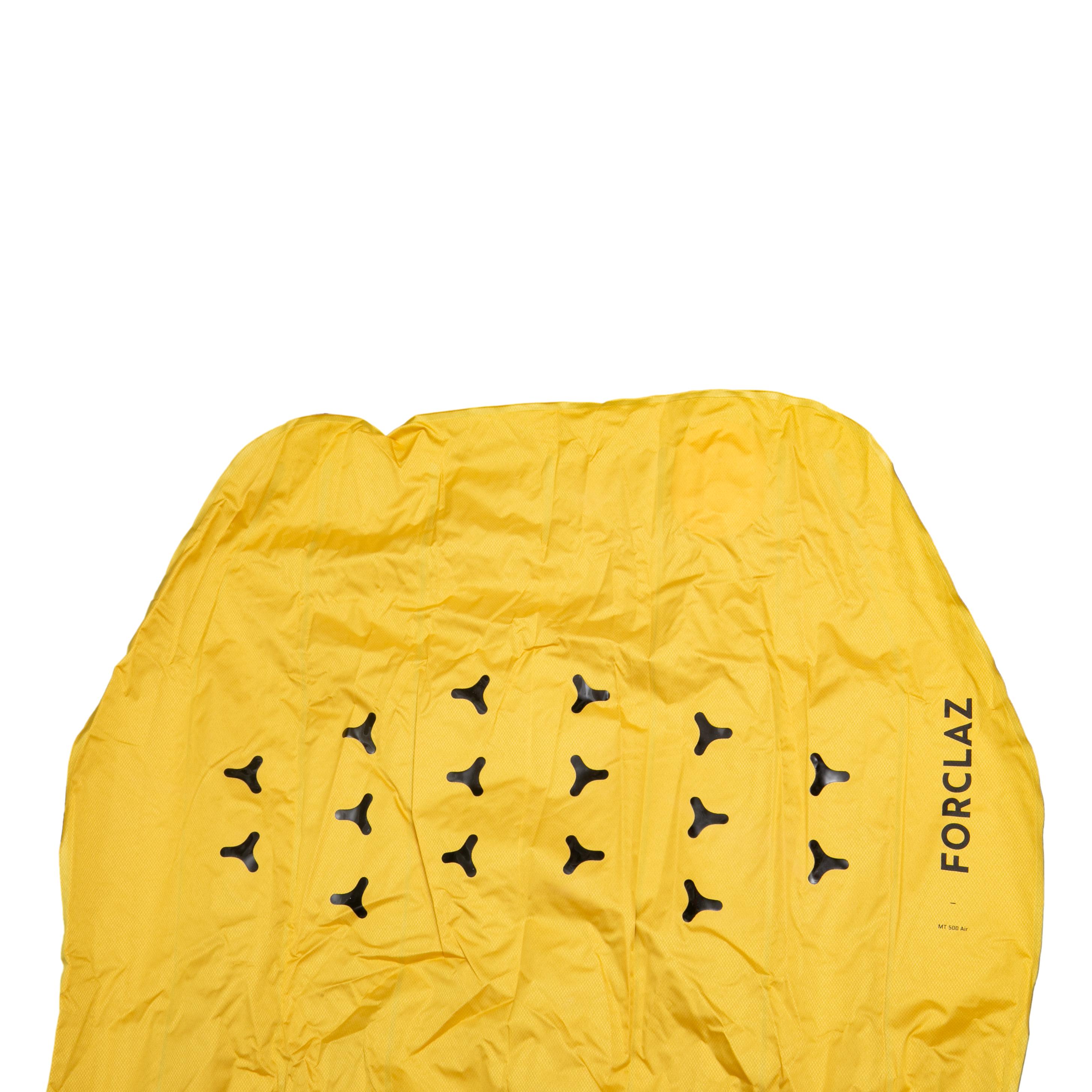 Colchão Inflável Camping / Trekking Forclaz MT500 Air Cinza e Amarelo - Tamanho L