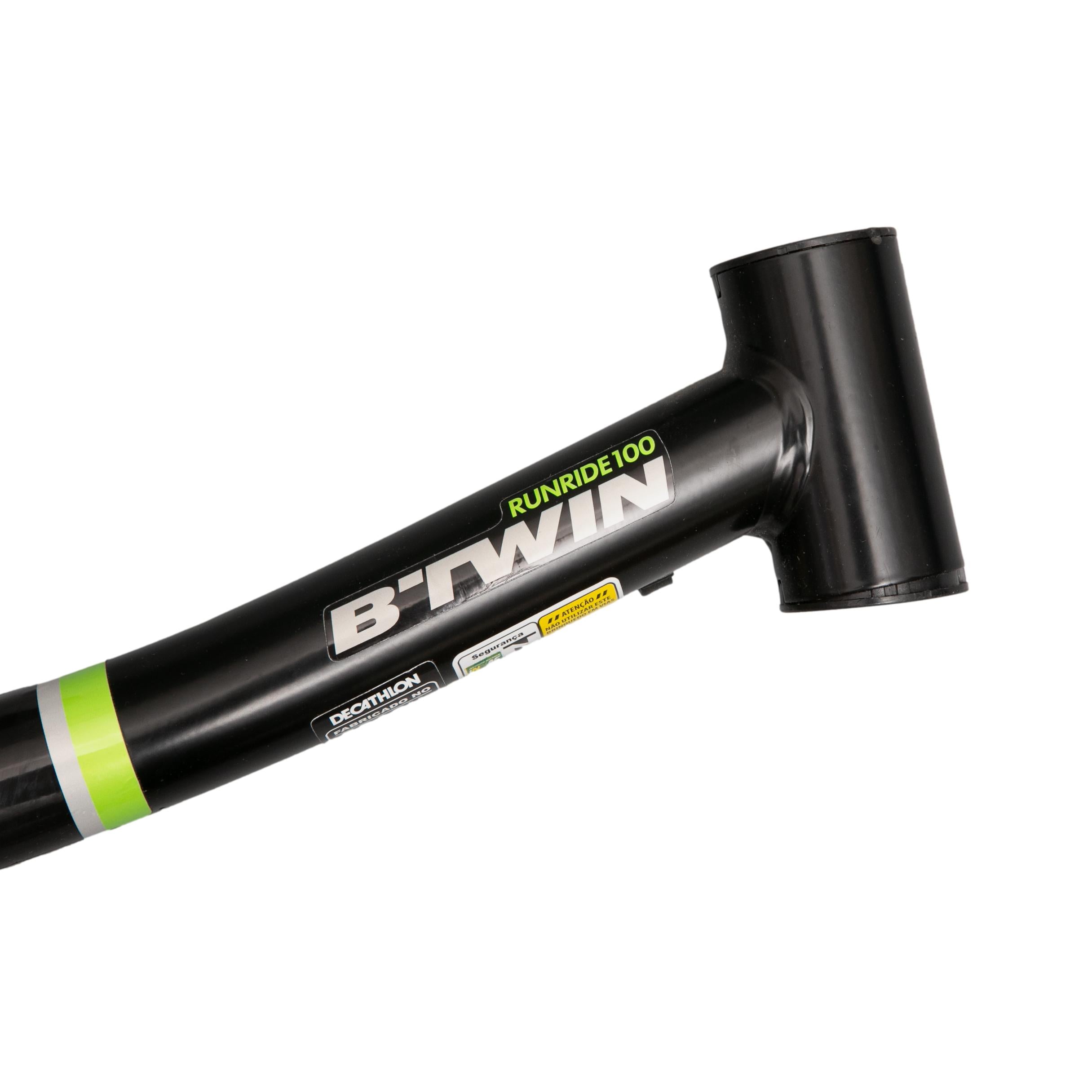 Bicicleta Infantil Ciclismo B'TWIN Runride 520 Preta e Verde