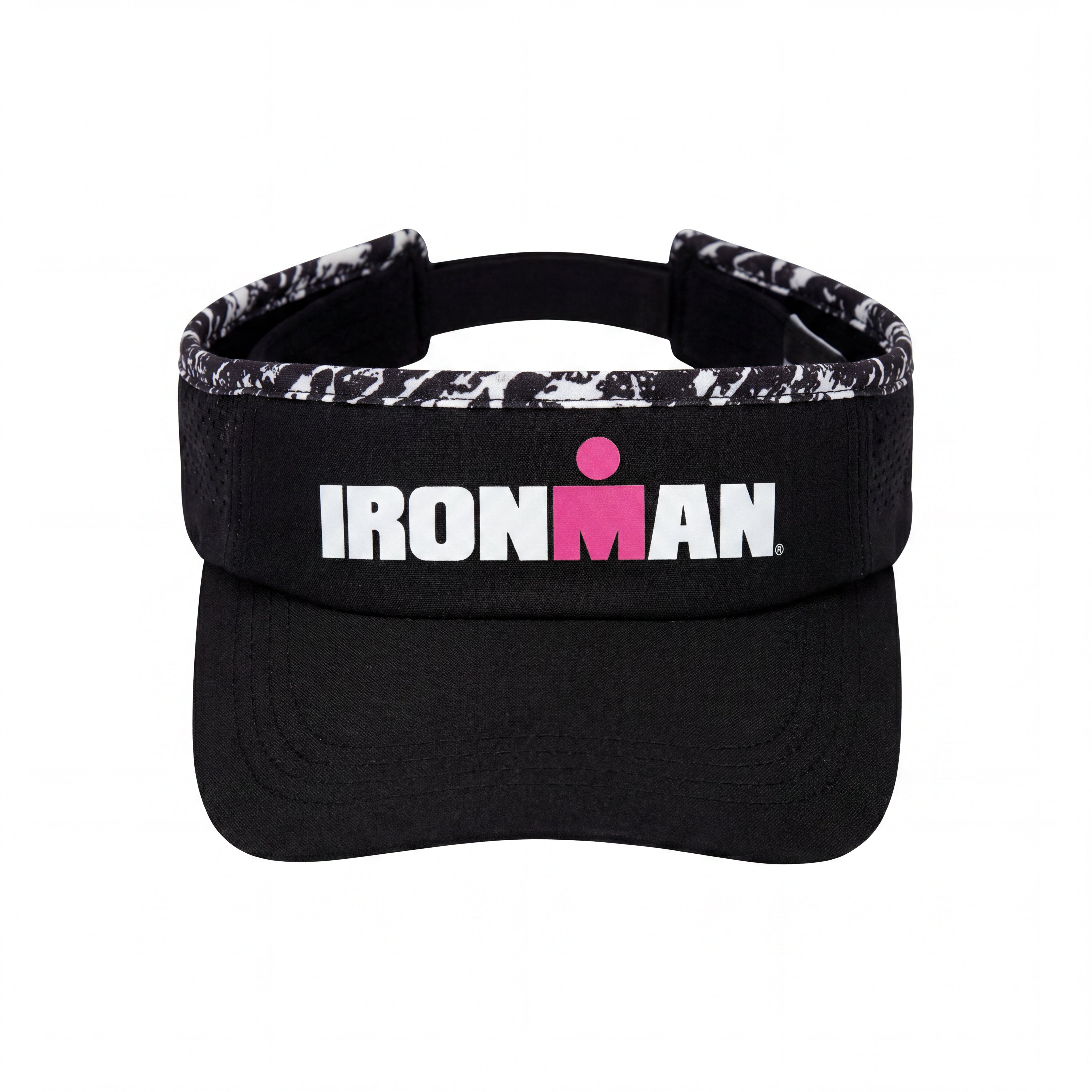 Viseira Feminina IronMan Preta e Rosa - Tamanho Único