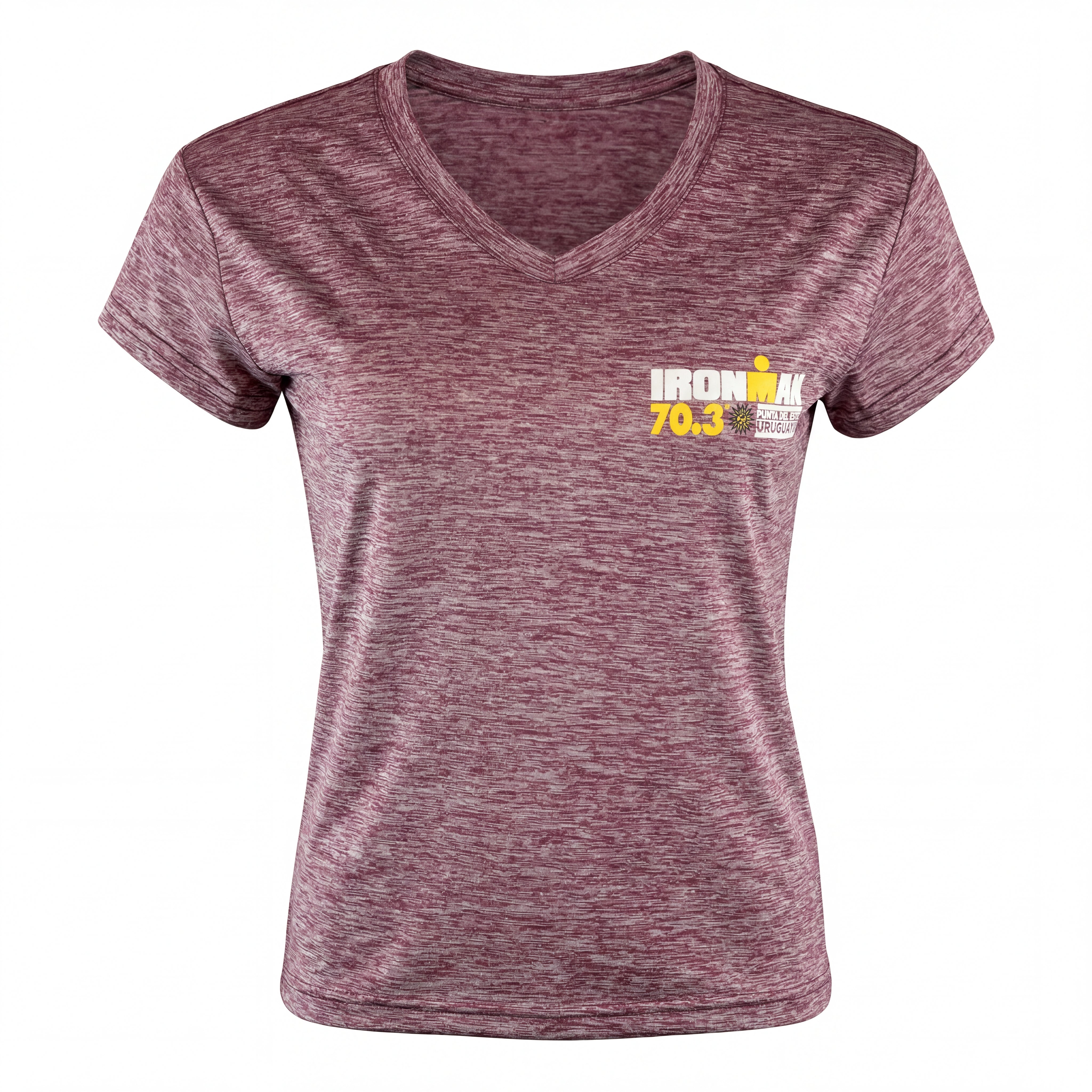 Camiseta Feminina Iron Man Punta Del Le Rosa Mescla - Tamanho M