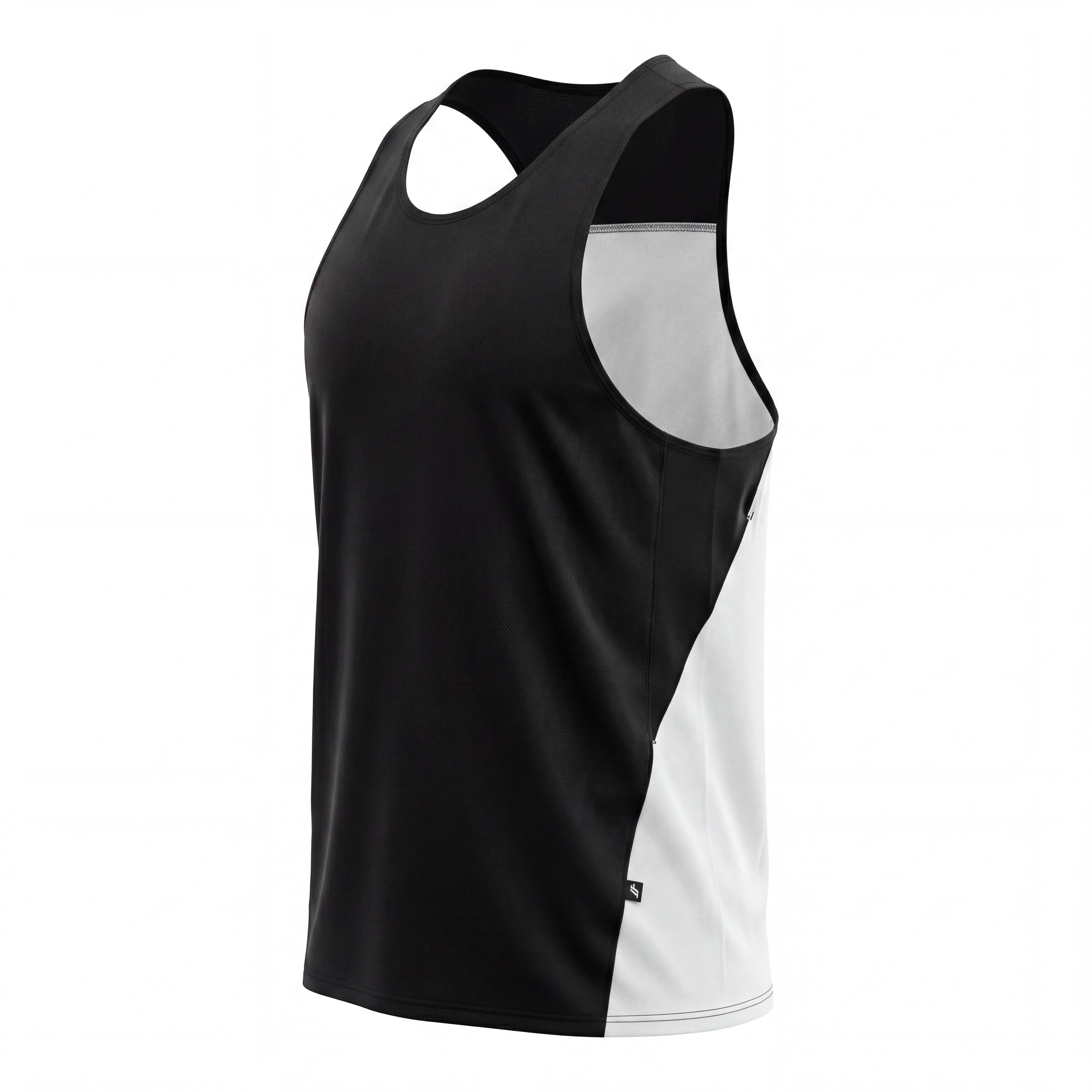 Regata Feminino ON Running Performance Tank Respirável Preta e Cinza - Tamanho P