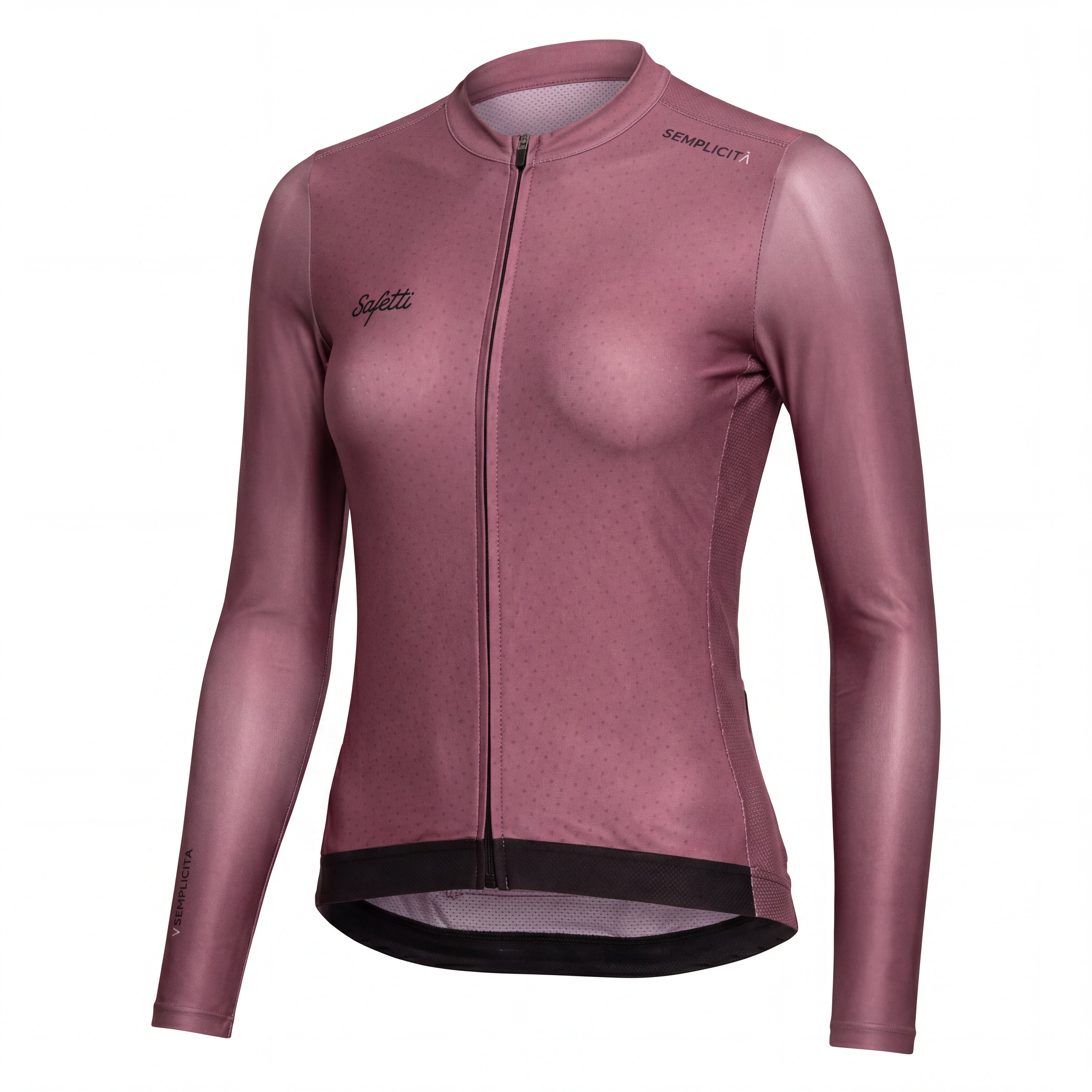 Jersey Manga Longa Feminina Safetti Simplicitá Roxo - Tamanho P