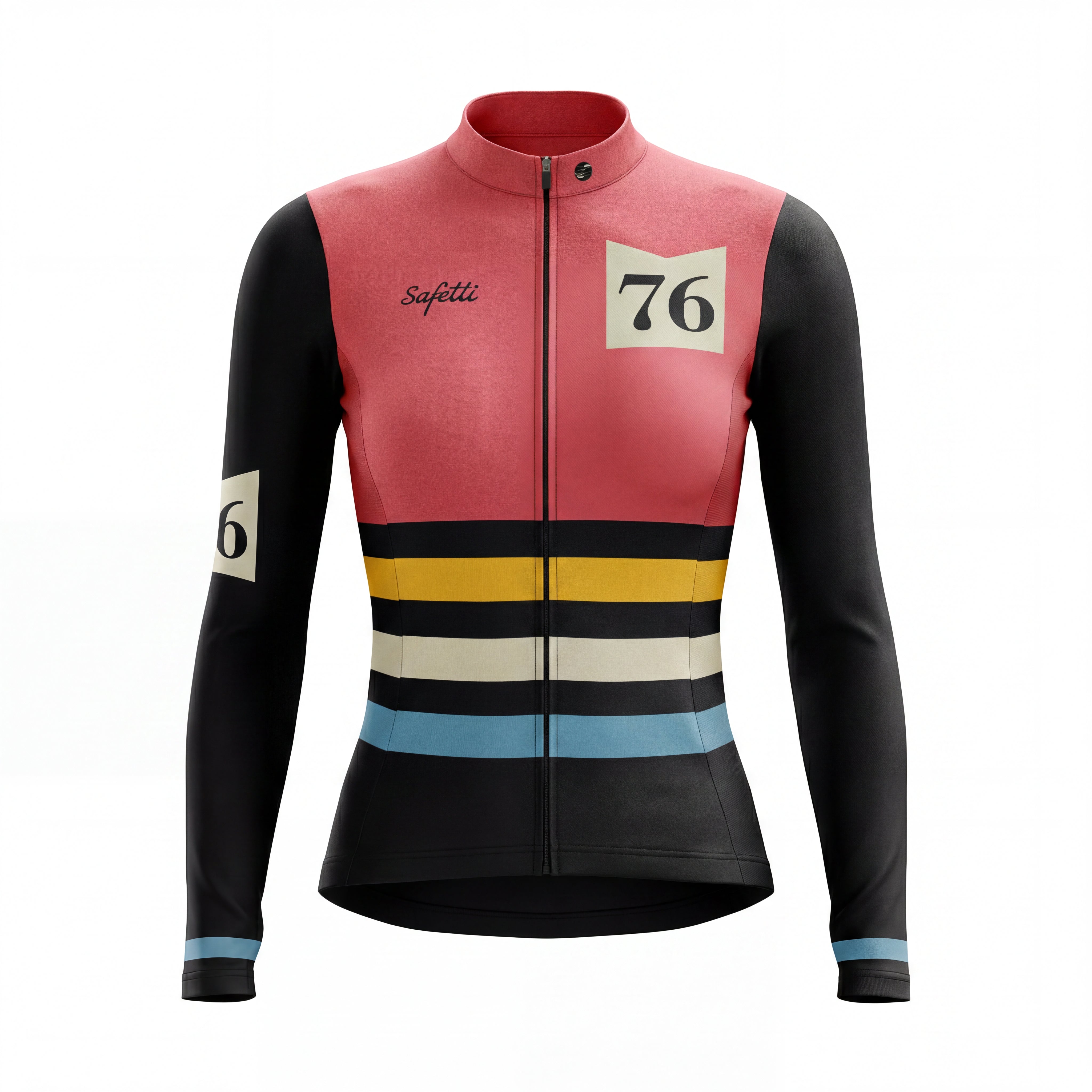 Jersey Manga Longa Feminina Safetti Heritage Legends Colorido  - Tamanho PP