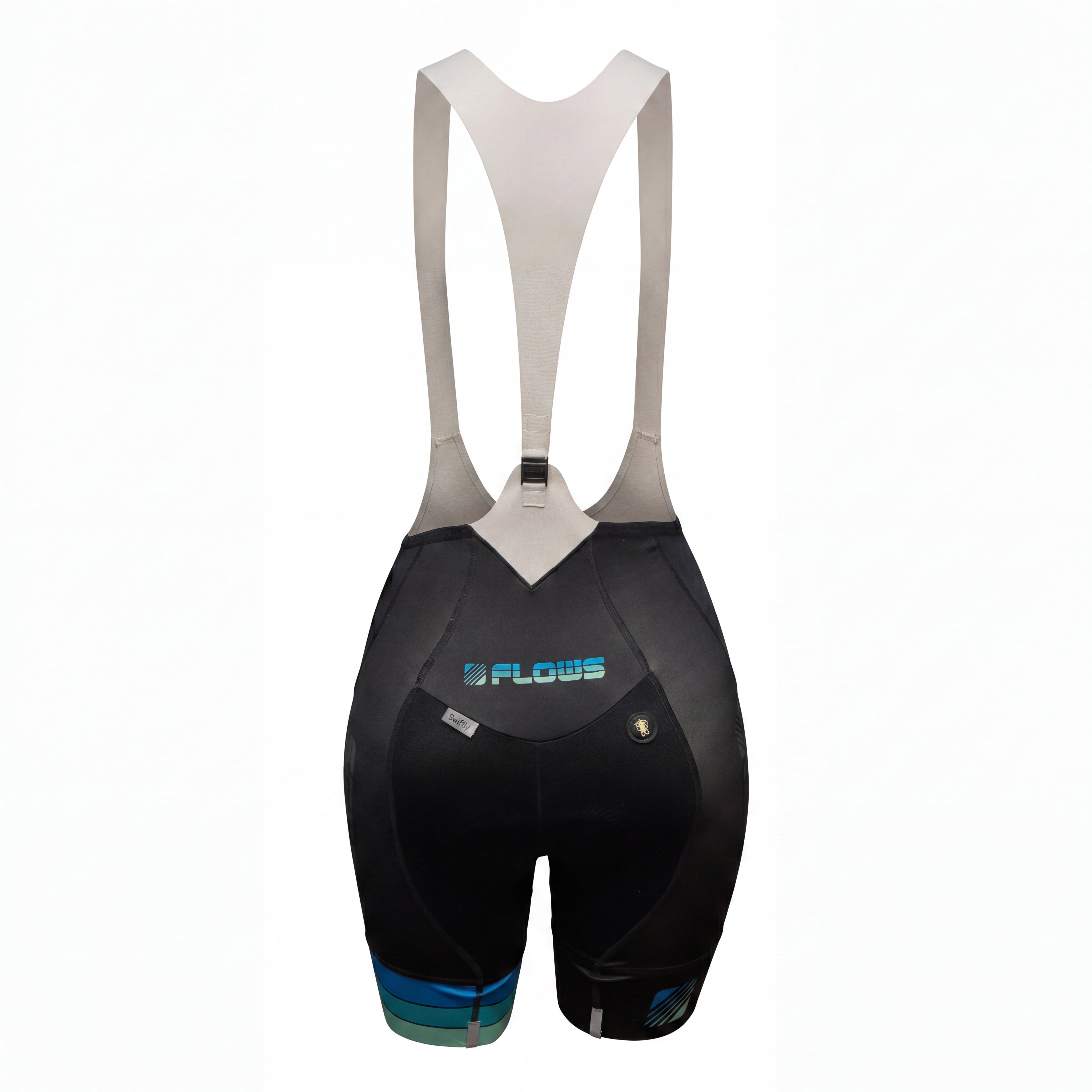 Bretelli Feminino Ciclismo Safetti Flows Preto - Tamanho P
