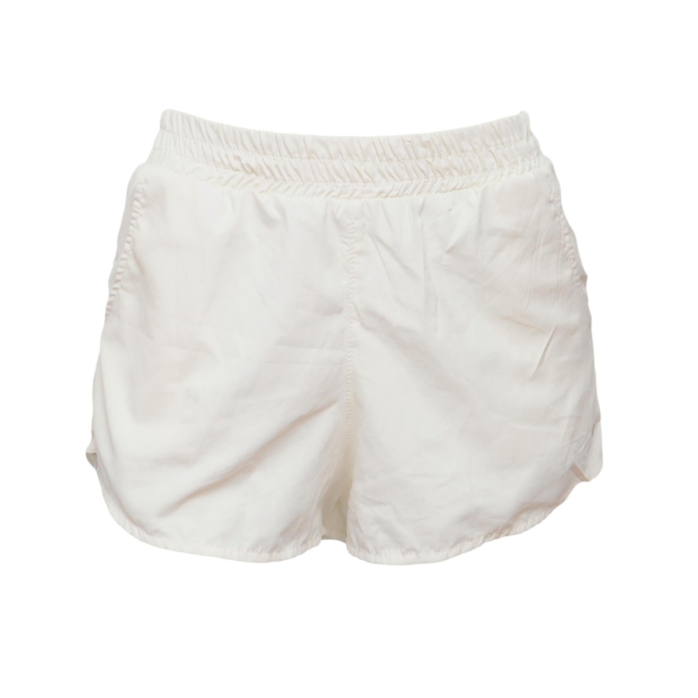 Shorts Feminino Corrida Go Be Off White	- Tamanho S