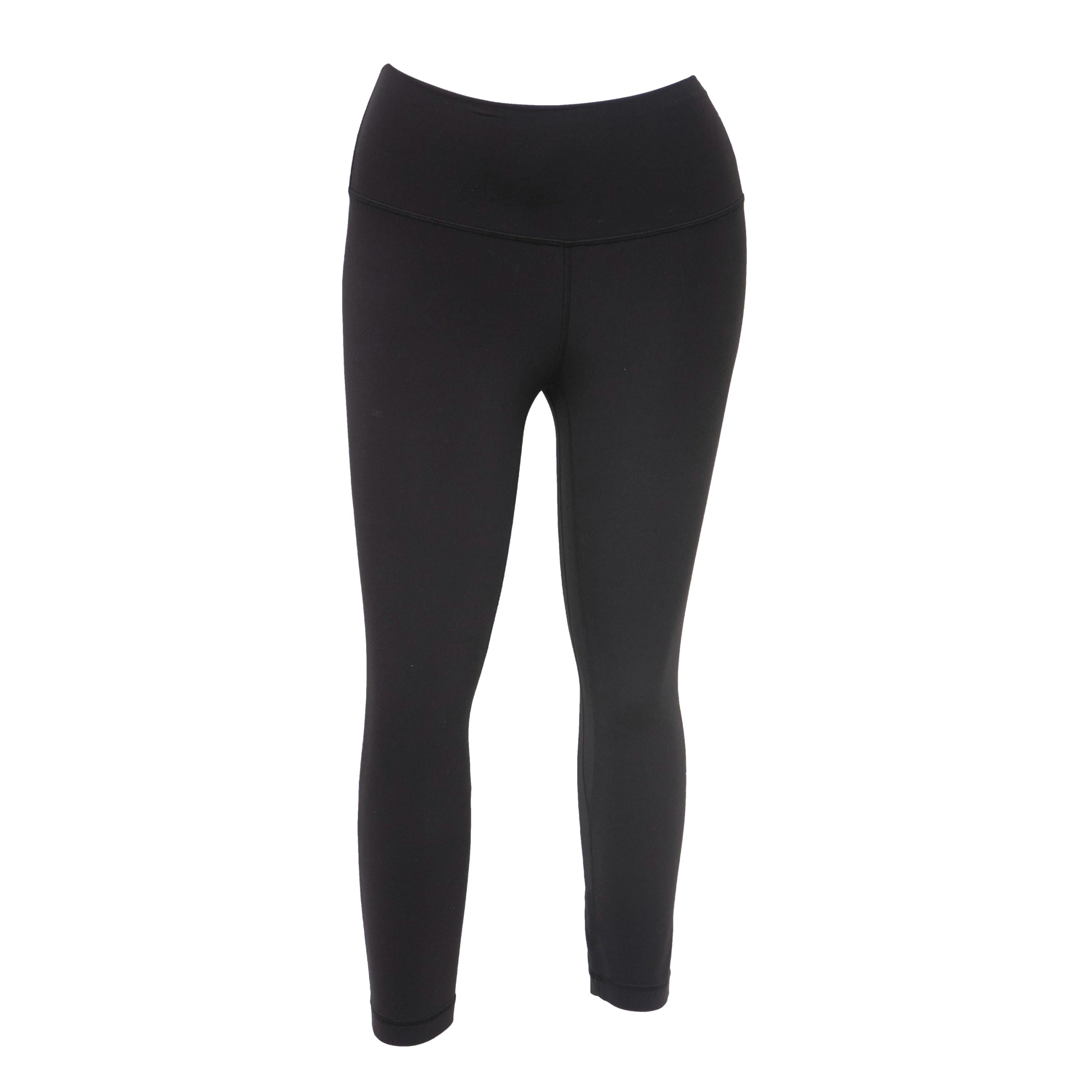 Calça Leggin Feminina	Yoga/Academia Lulu Lemon Preta - Tamanho S