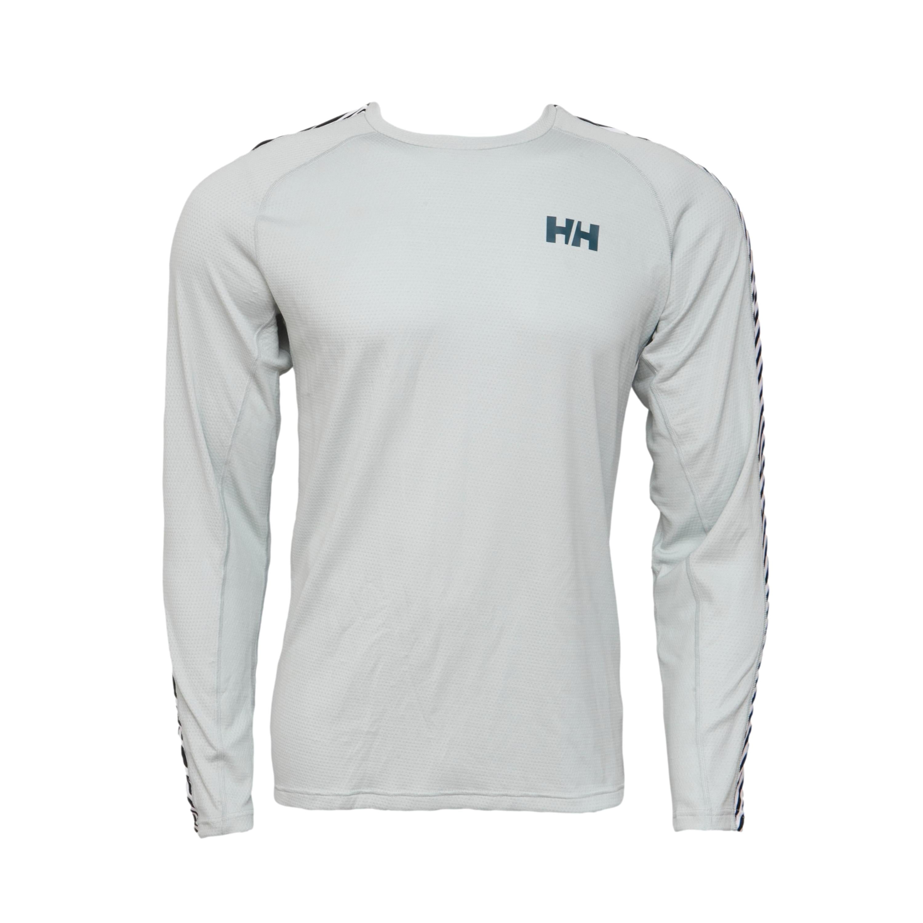 Camiseta Masculina Segunda Pele Diversos Esportes Helly Hansen Cinza Esverdeado