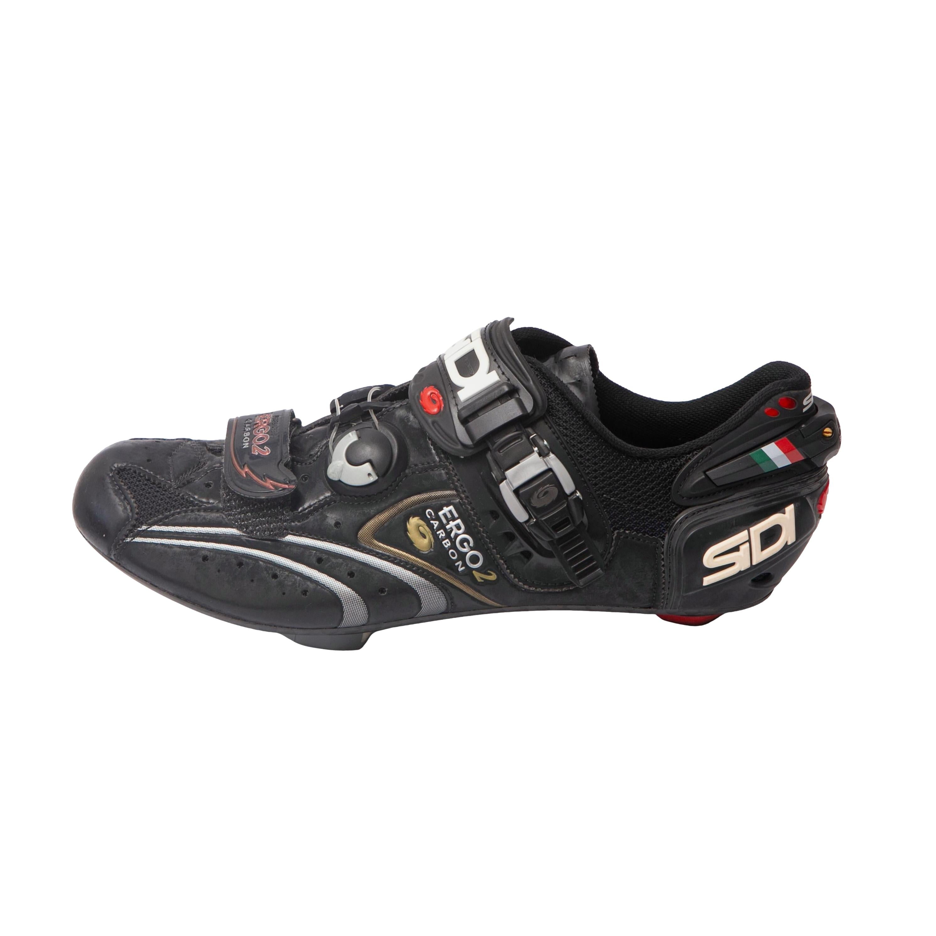 Sapatilha Masculina Ciclismo SiDi Ergo 2 Carbon Preta	- Tamanho 40