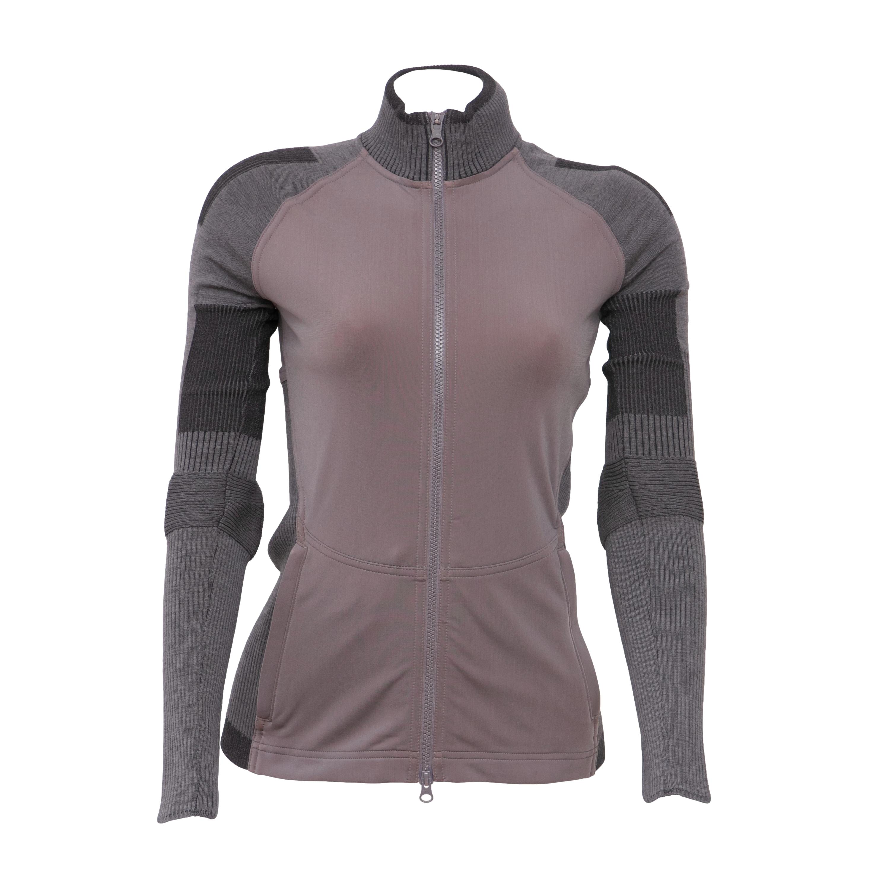 Camiseta Feminina Adidas Stella McCartney Manga Longa Cinza - Tamanho S