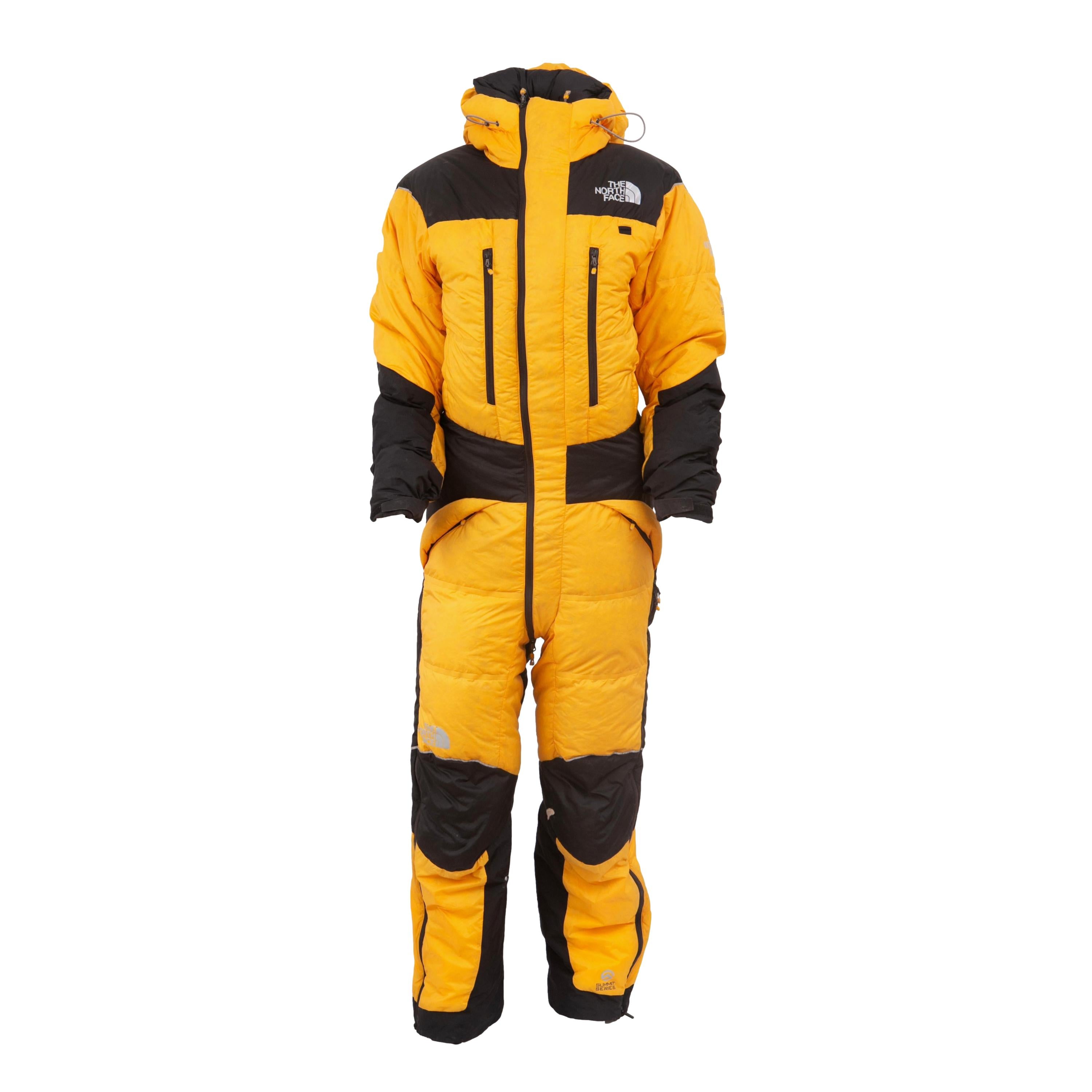 Macacão Masculino Impermeável Montanhismo The North Face Himalayan Suit Amarelo/Preto - Tamanho P