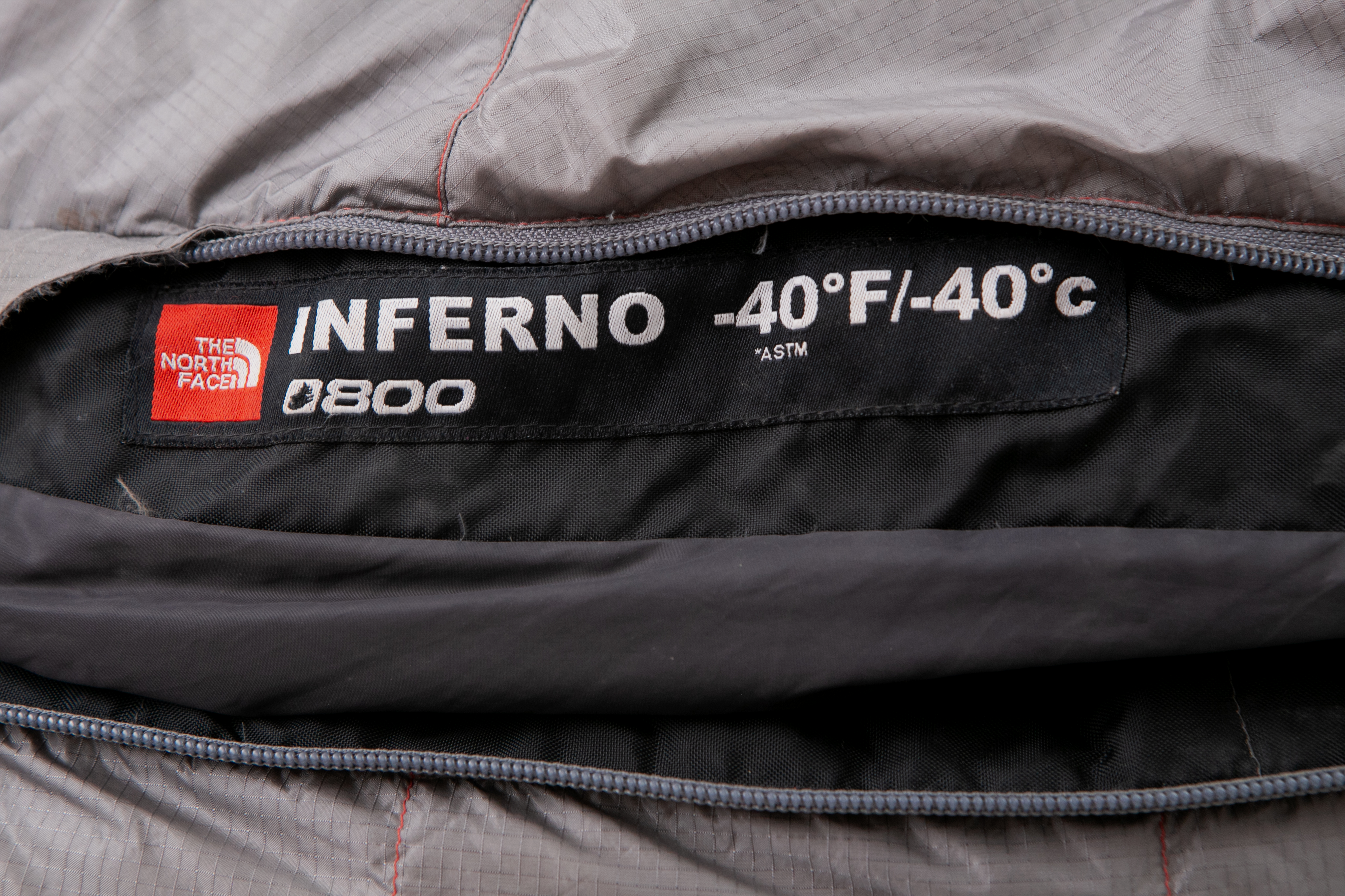 Saco de Dormir Para Montanhismo/Trilha The North Face Summit Series Vermelho/Cinza