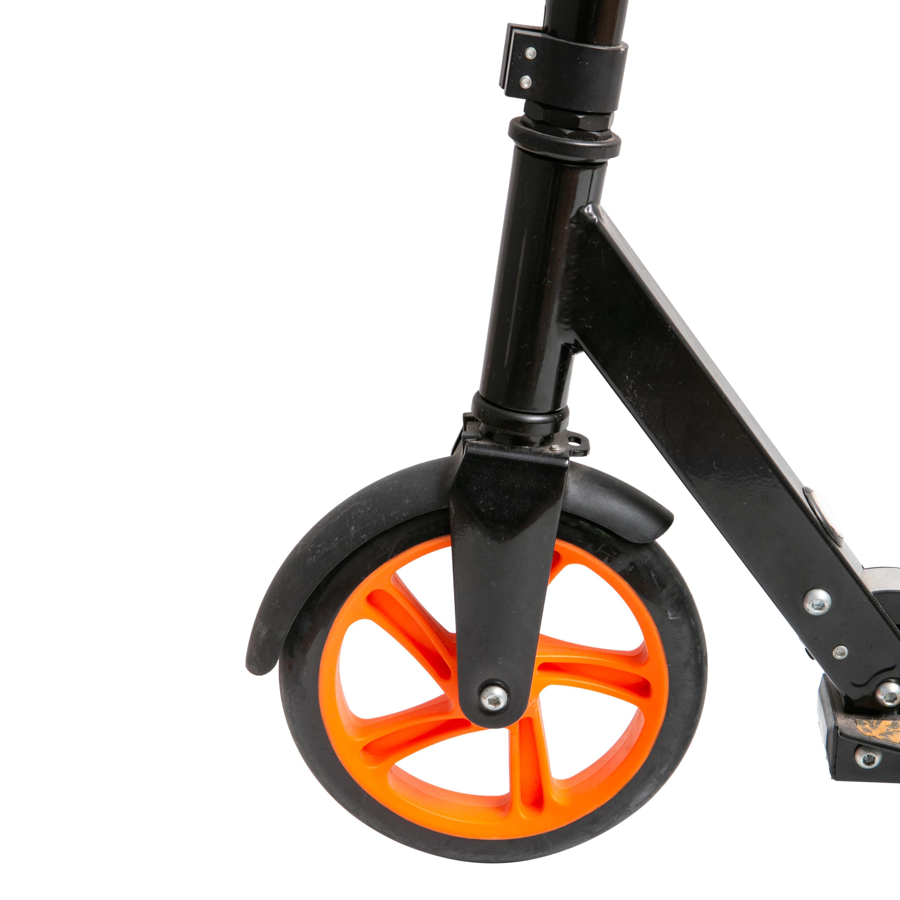 Patinete Juvenil Unissex Diversos Atrio Street ES245 Dobrável Preto/Laranja - Tamanho Único