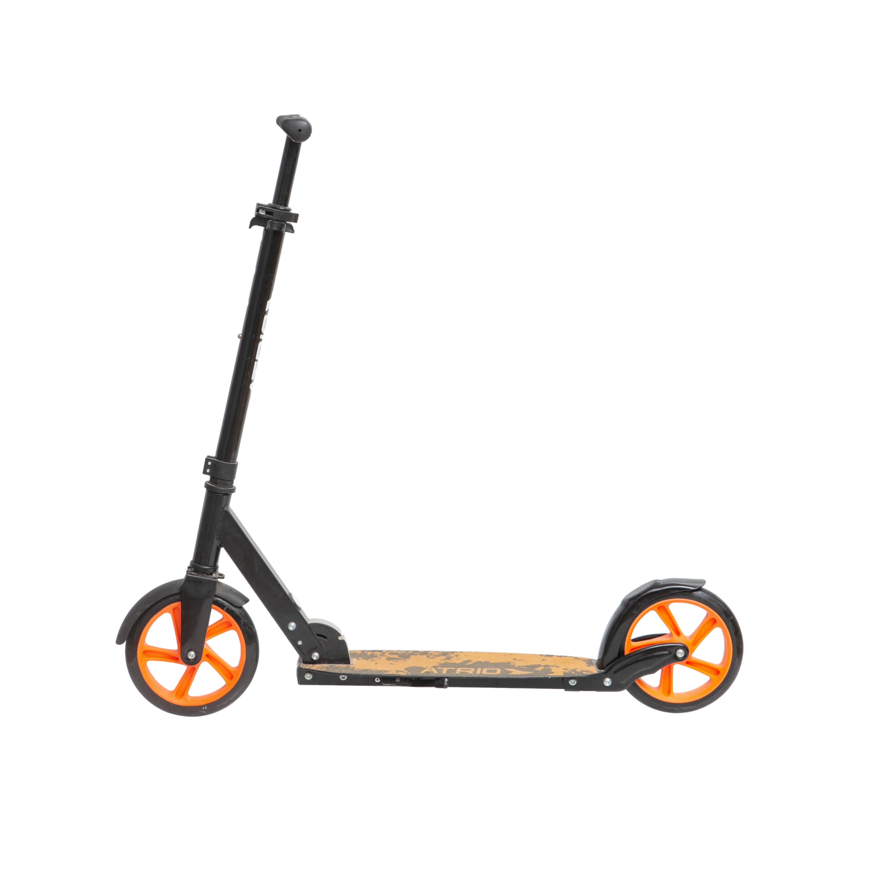 Patinete Juvenil Unissex Diversos Atrio Street ES245 Dobrável Preto/Laranja - Tamanho Único