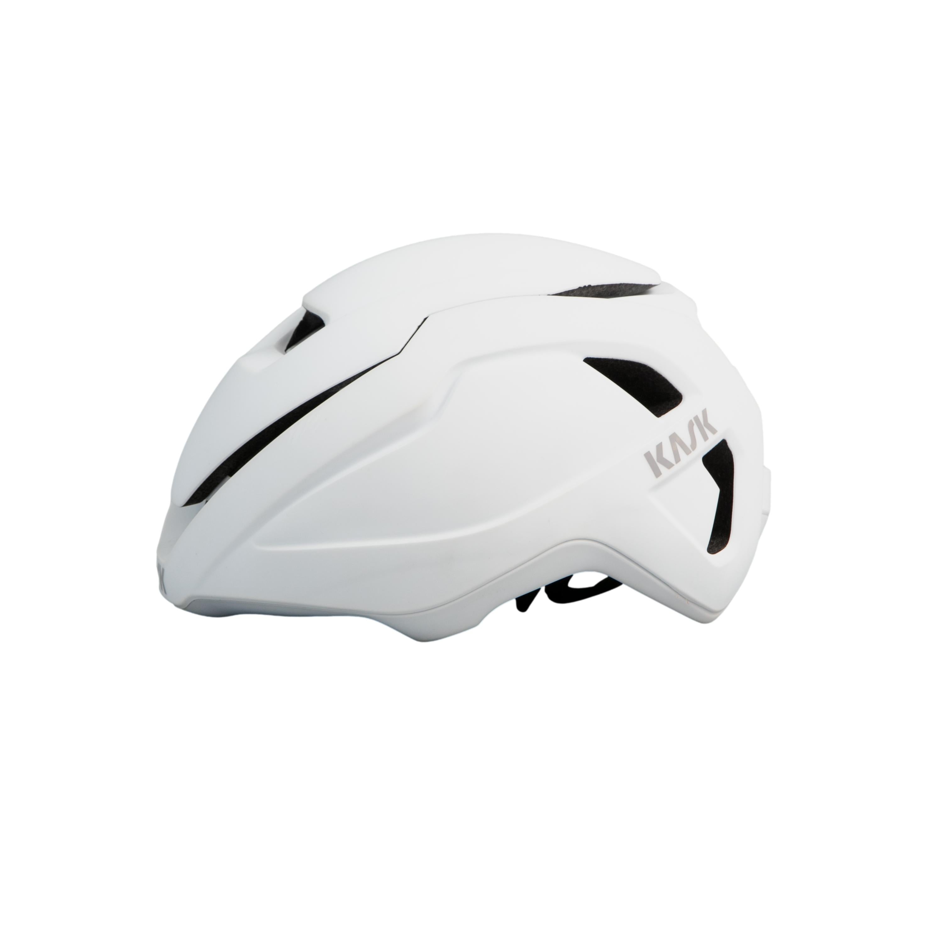 Capacete Unissex Ciclismo Kask Wasabi Branco Com Saquinho De Proteção Kask - Tamanho 59-62