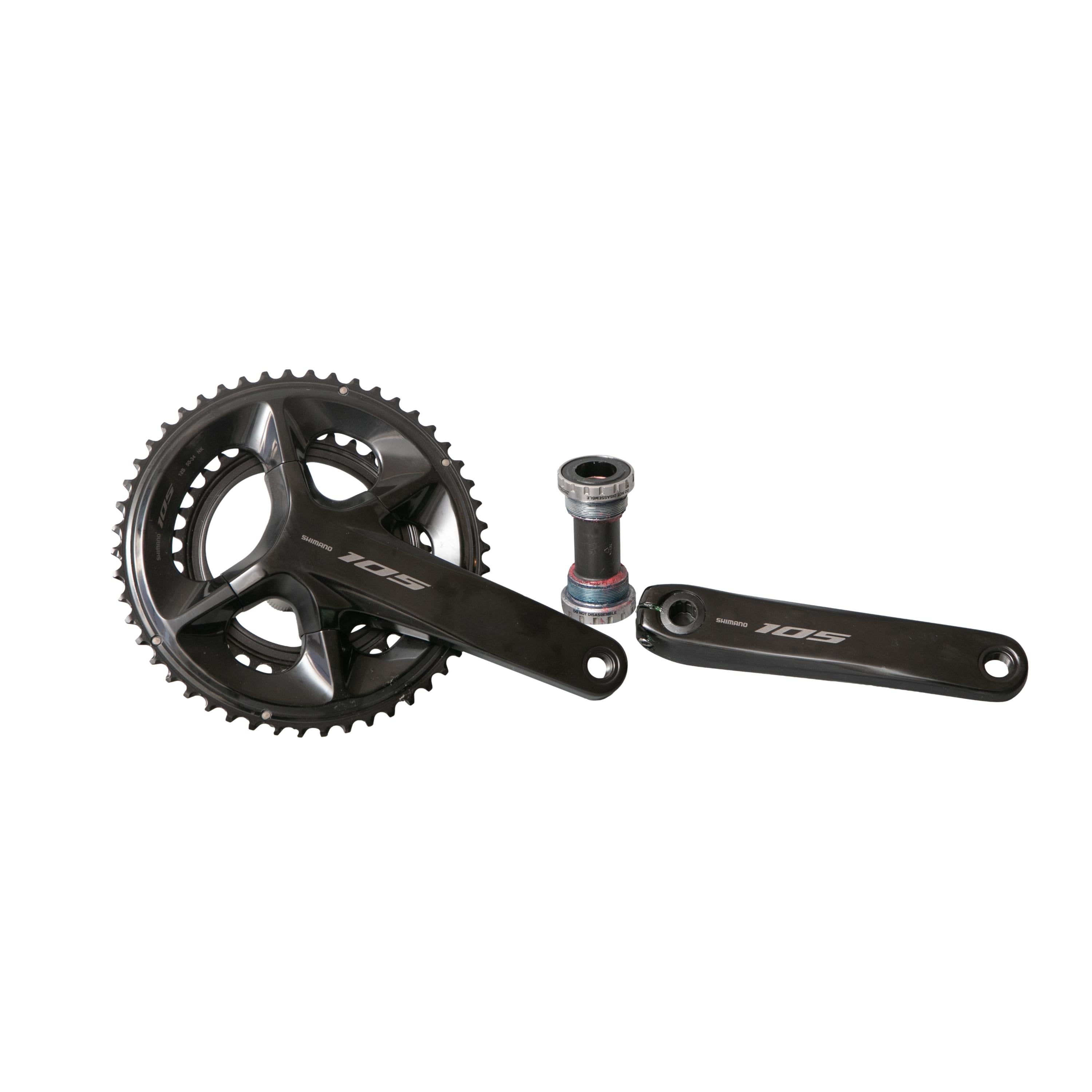 Pedivela Shimano FC-R7100 Preto - Tamanho 50-34T