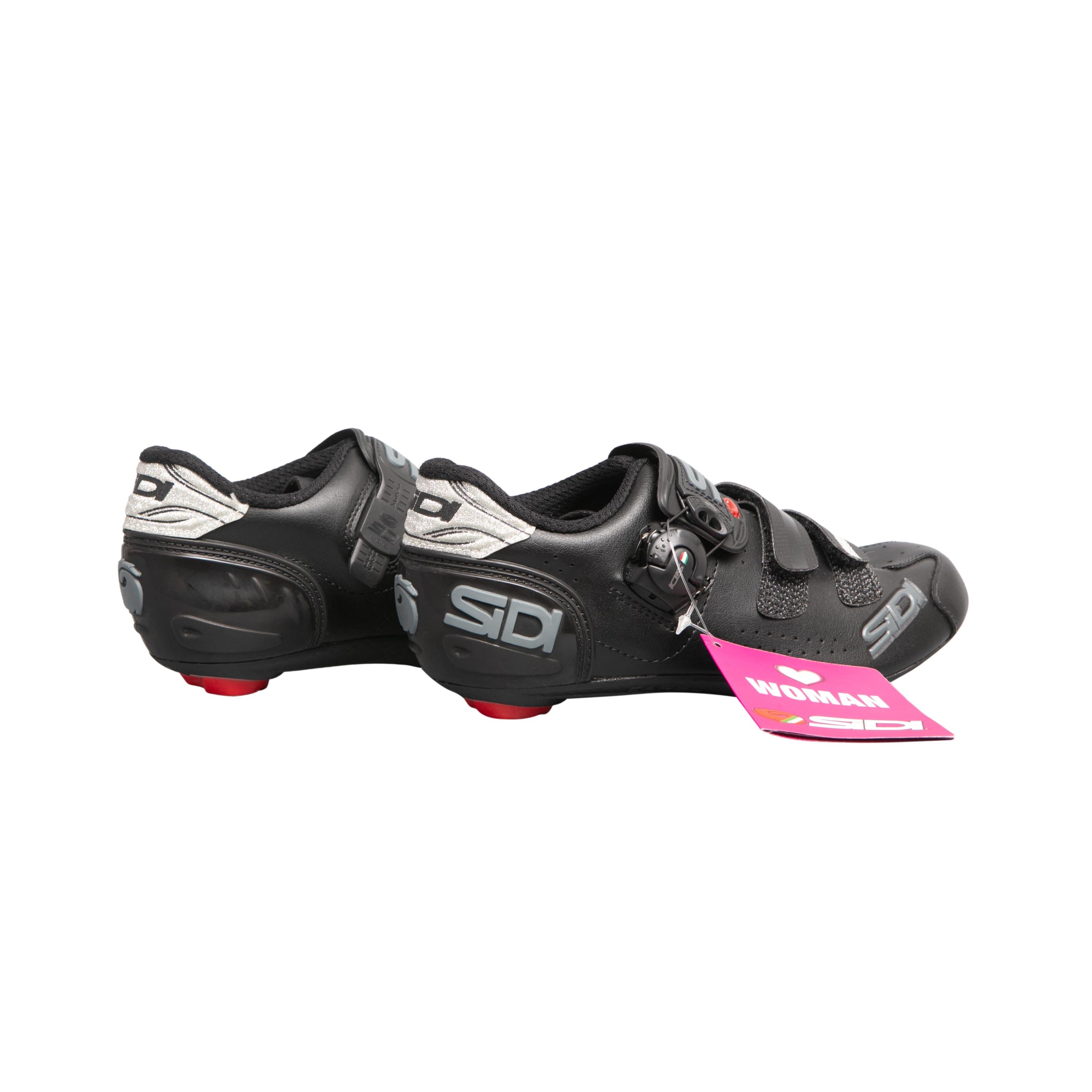 Sapatilha Feminina Ciclismo SiDi Scarpe Alba 2 Preta - Tamanho 37 Europa (Novo)