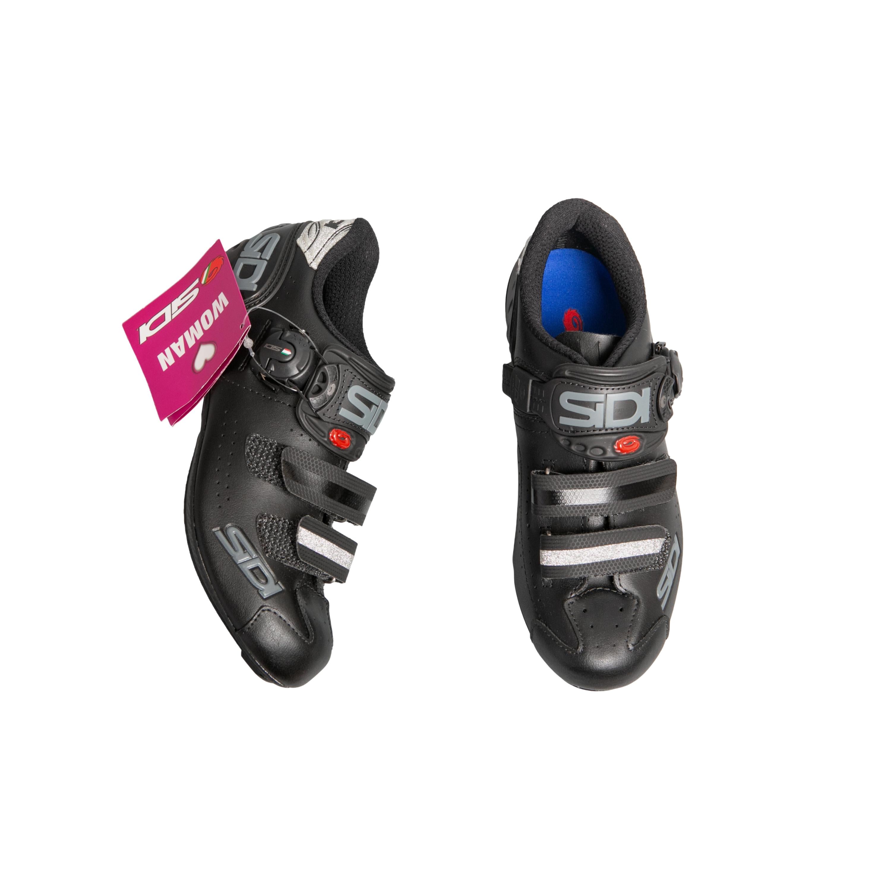 Sapatilha Feminina Ciclismo SiDi Scarpe Alba 2 Preta - Tamanho 37 Europa (Novo)