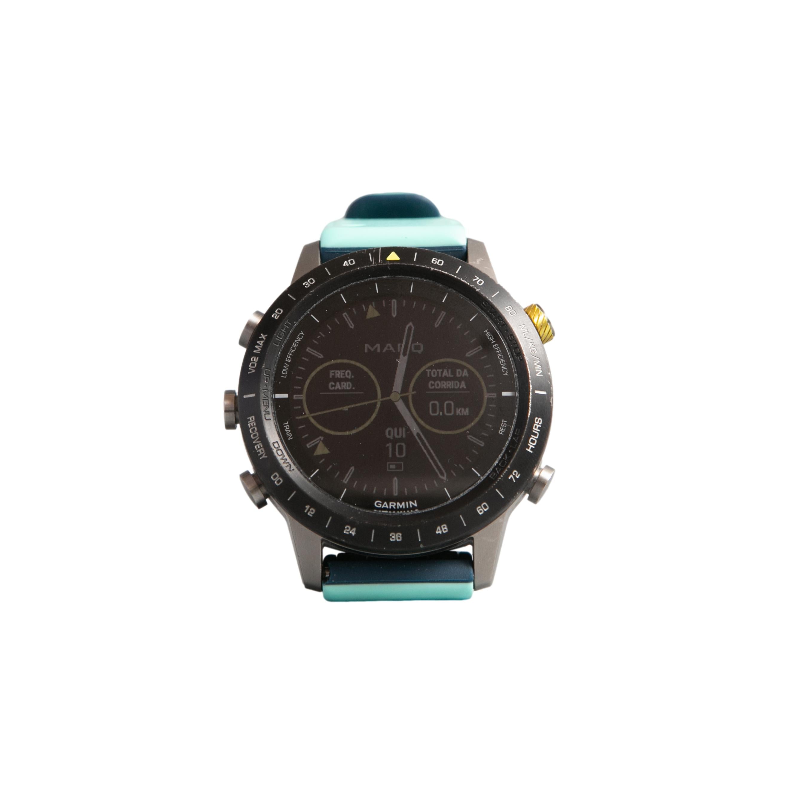 Relógio Unissex Garmin Marq Athlete Preto Com Pulseiras e Carregador - Tamanho Único