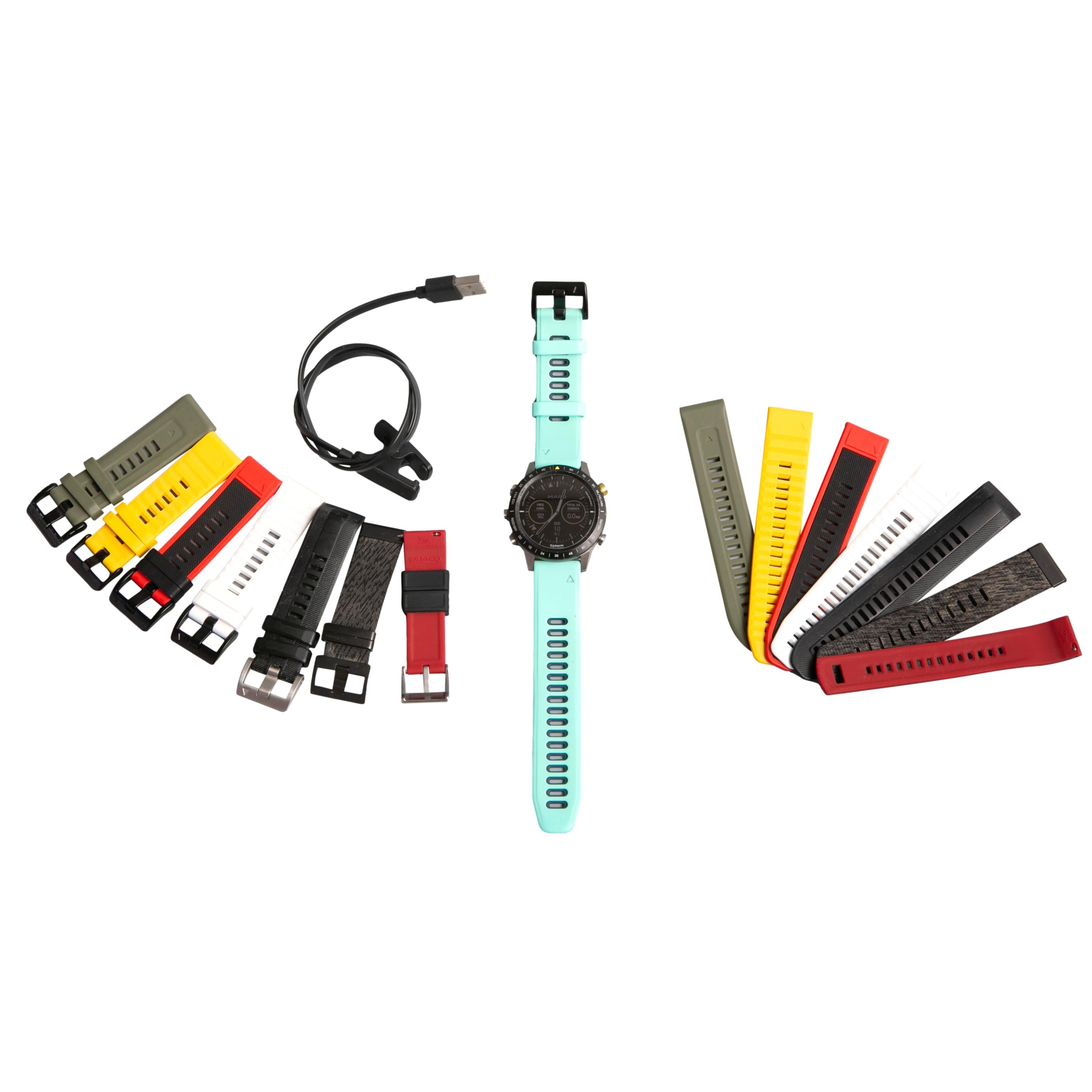 Relógio Unissex Garmin Marq Athlete Preto Com Pulseiras e Carregador - Tamanho Único