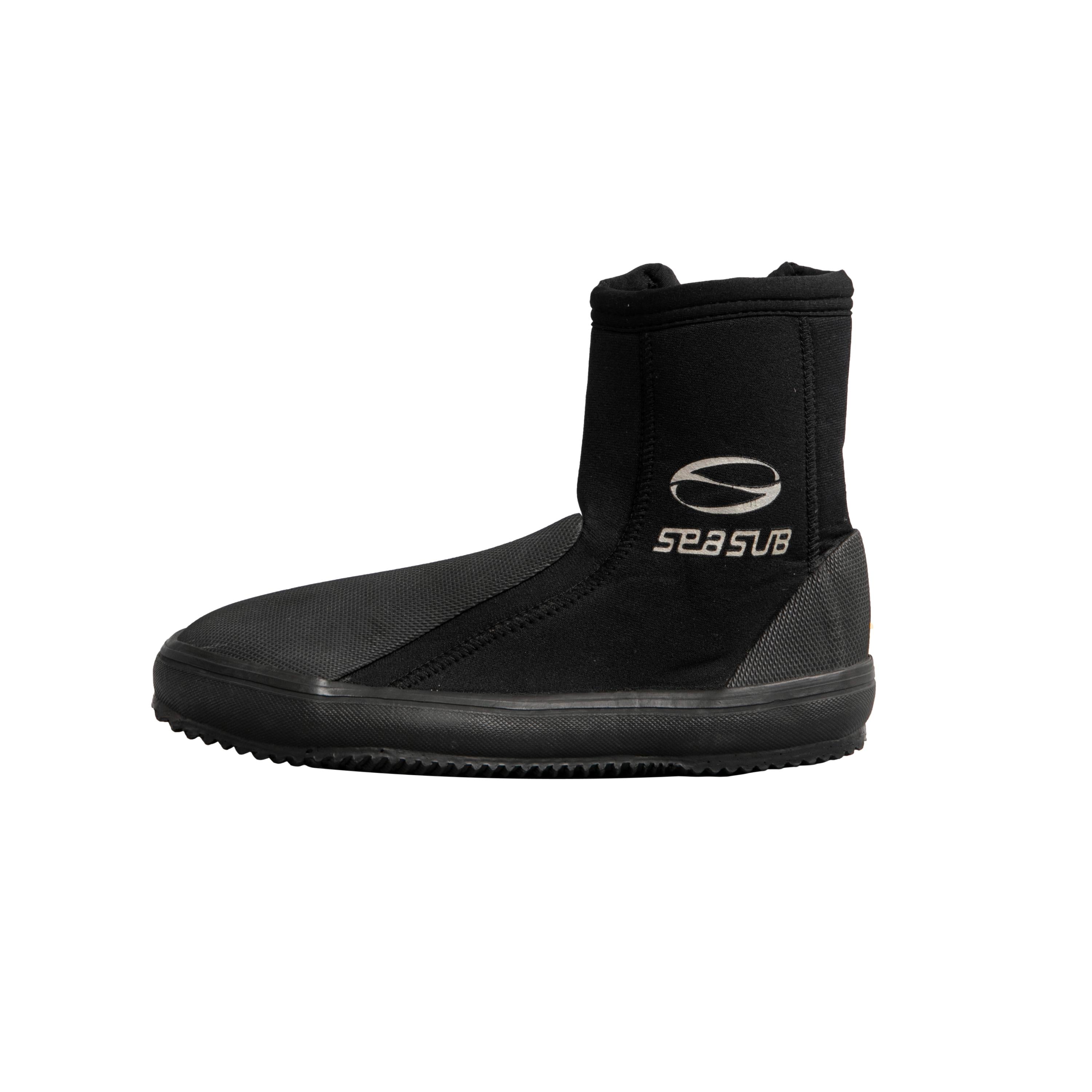 Bota Feminina Mergulho SeaSub Preta - Tamanho 5